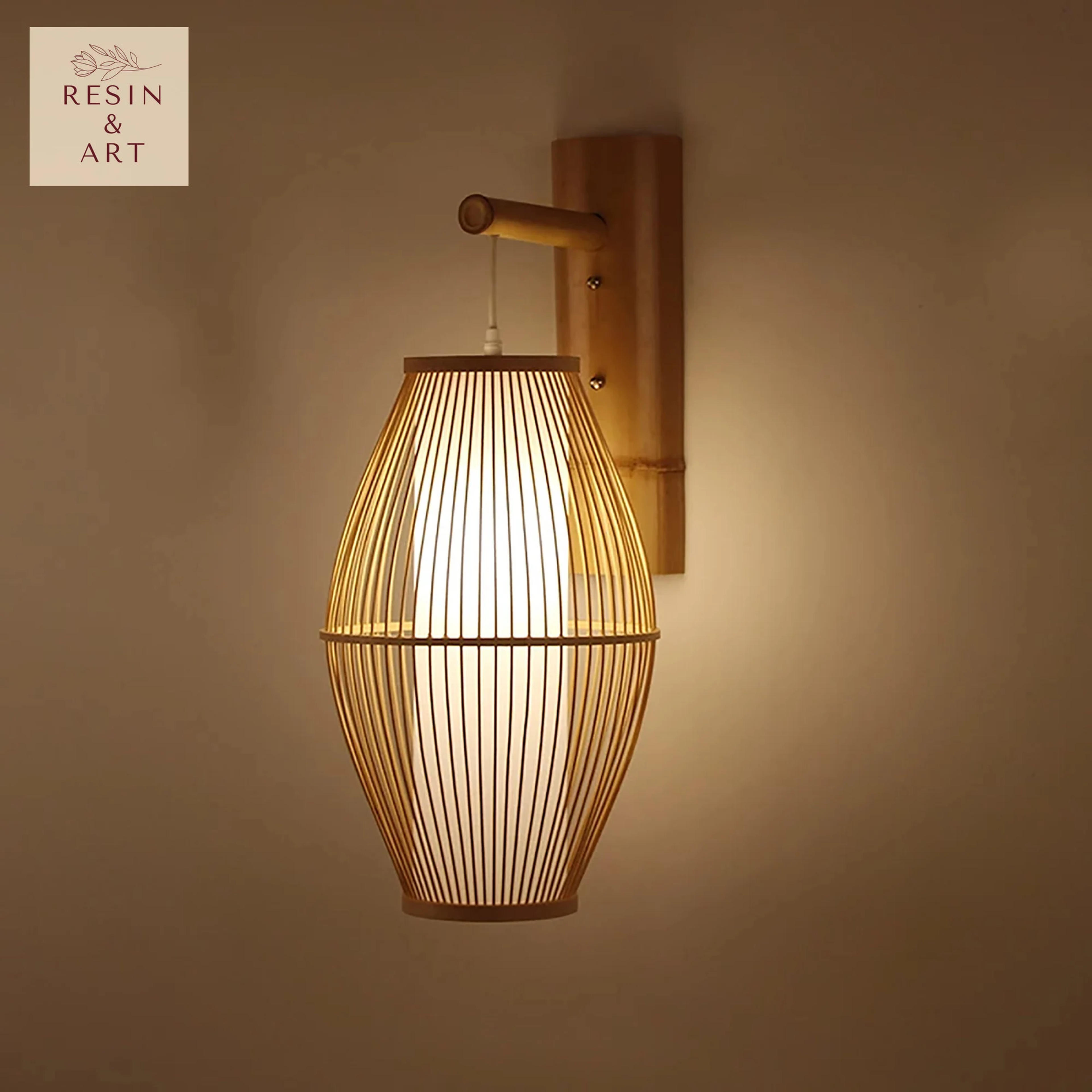 Nordic Farmhouse Wooden Wall Lights Japan Lamp Fixtures - Etsy