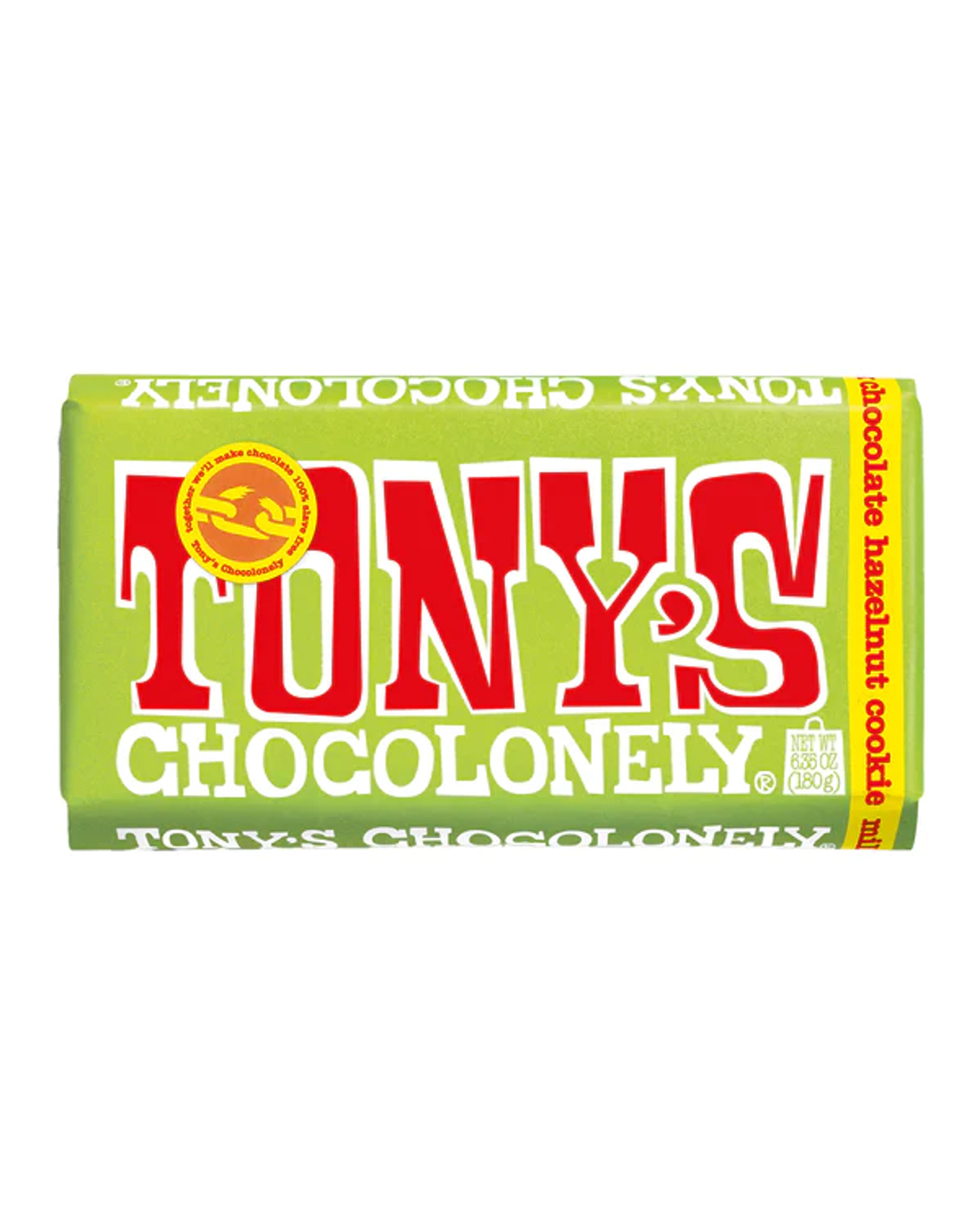 Tony's Chocolonely Milk Chocolate Cookie Hazelnut Bar – Hive Brands