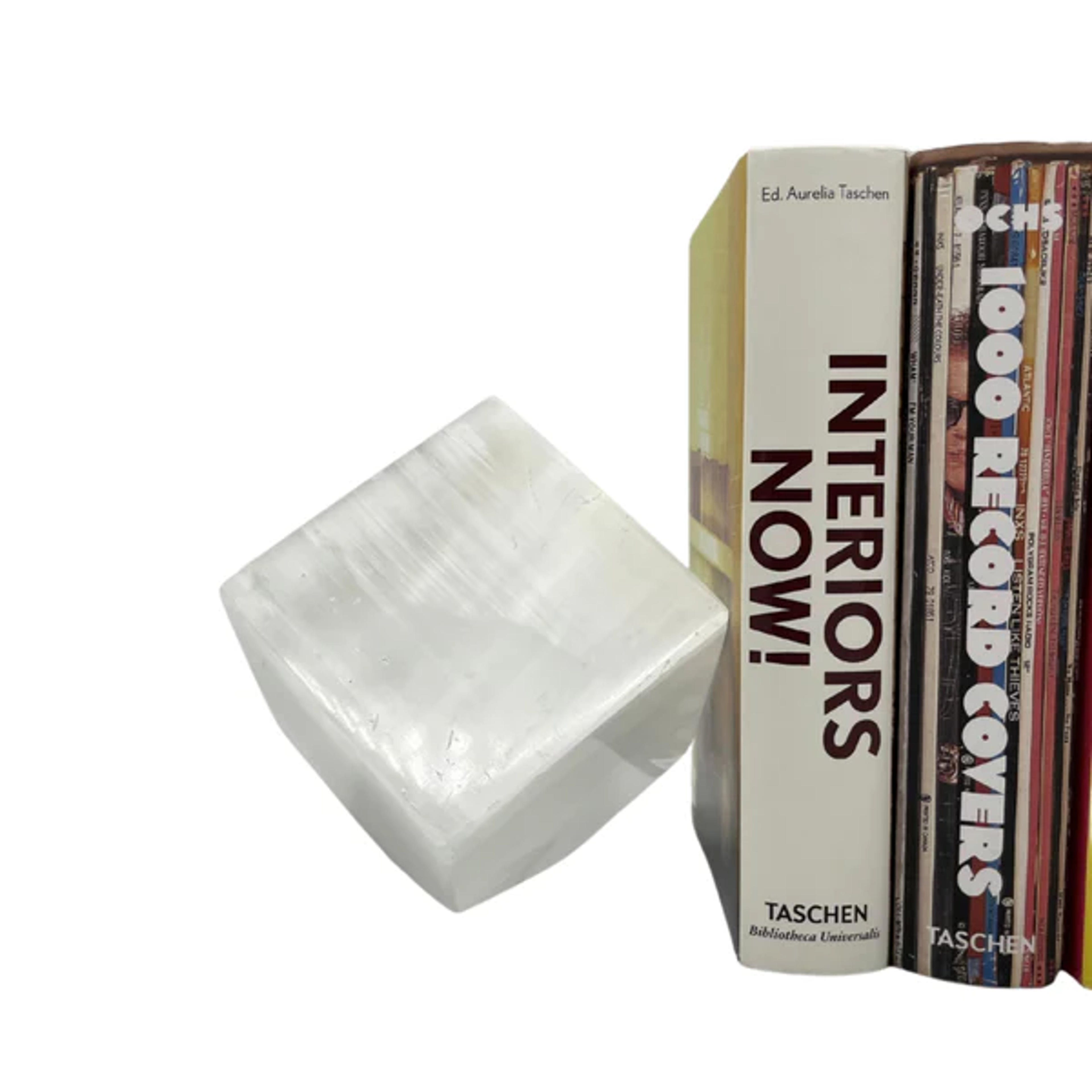 Selenite Bookend