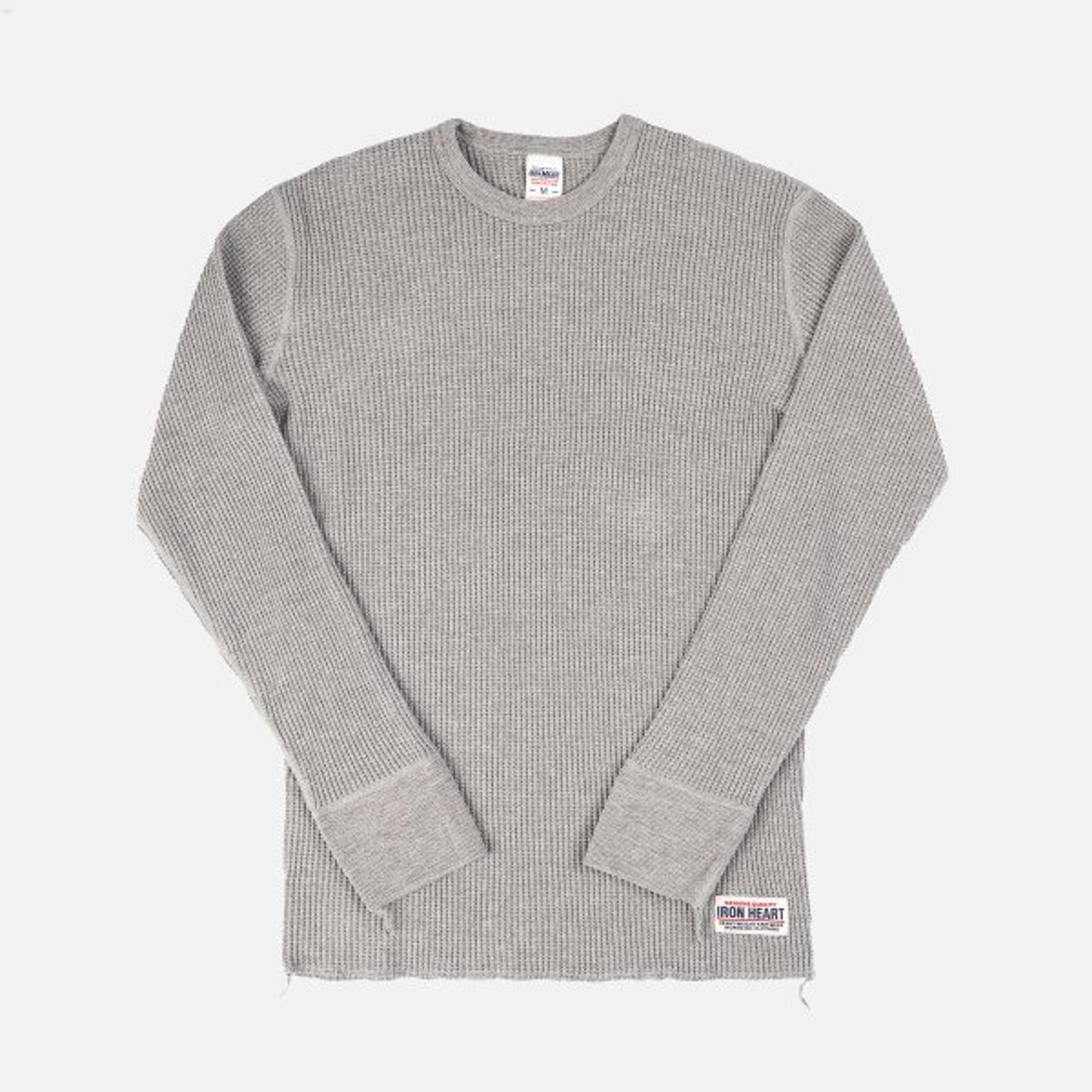 Thermal Crew Neck Long Sleeved Top - Grey
