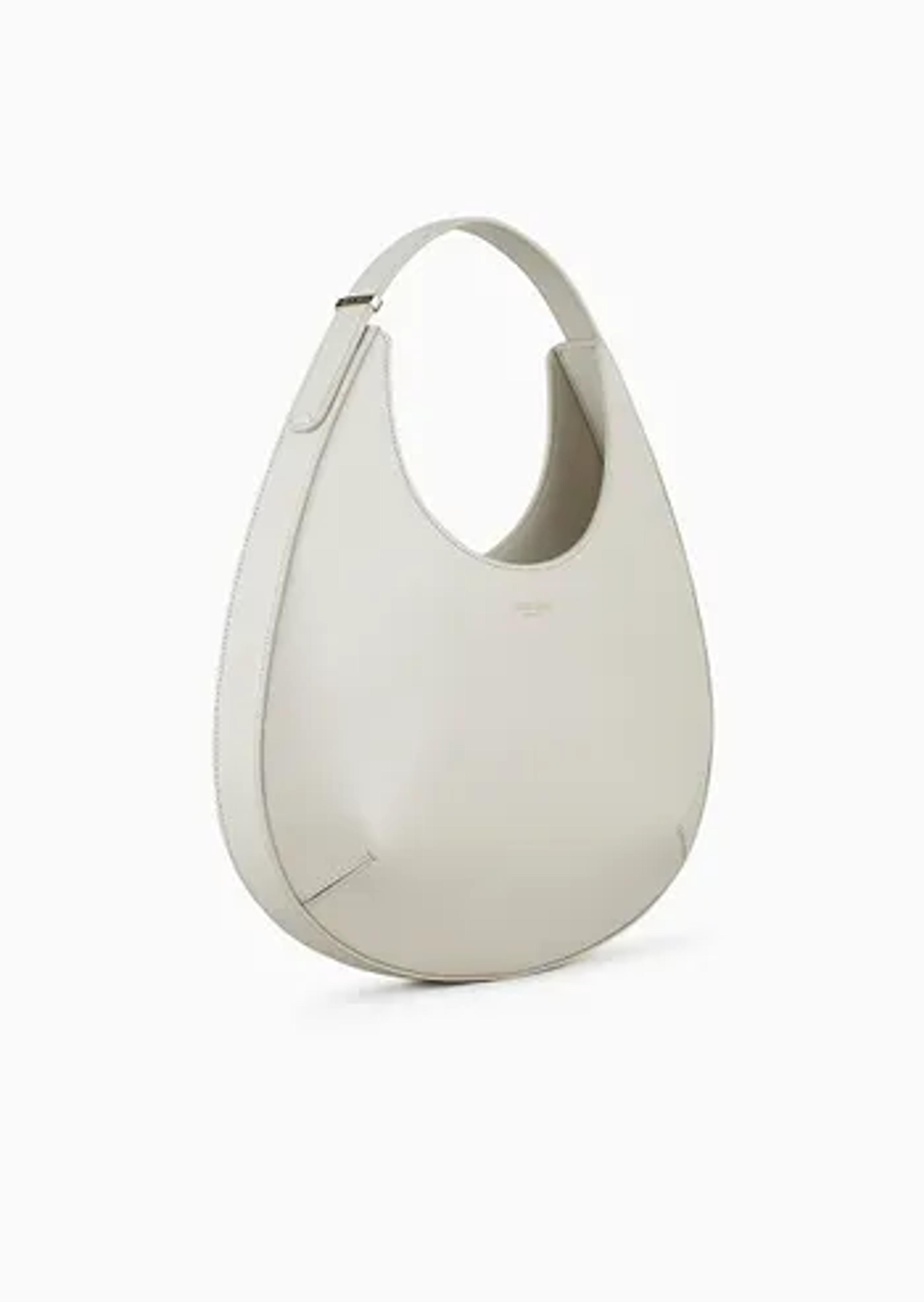 Small la Prima hobo bag in palmellato leather | GIORGIO ARMANI Woman