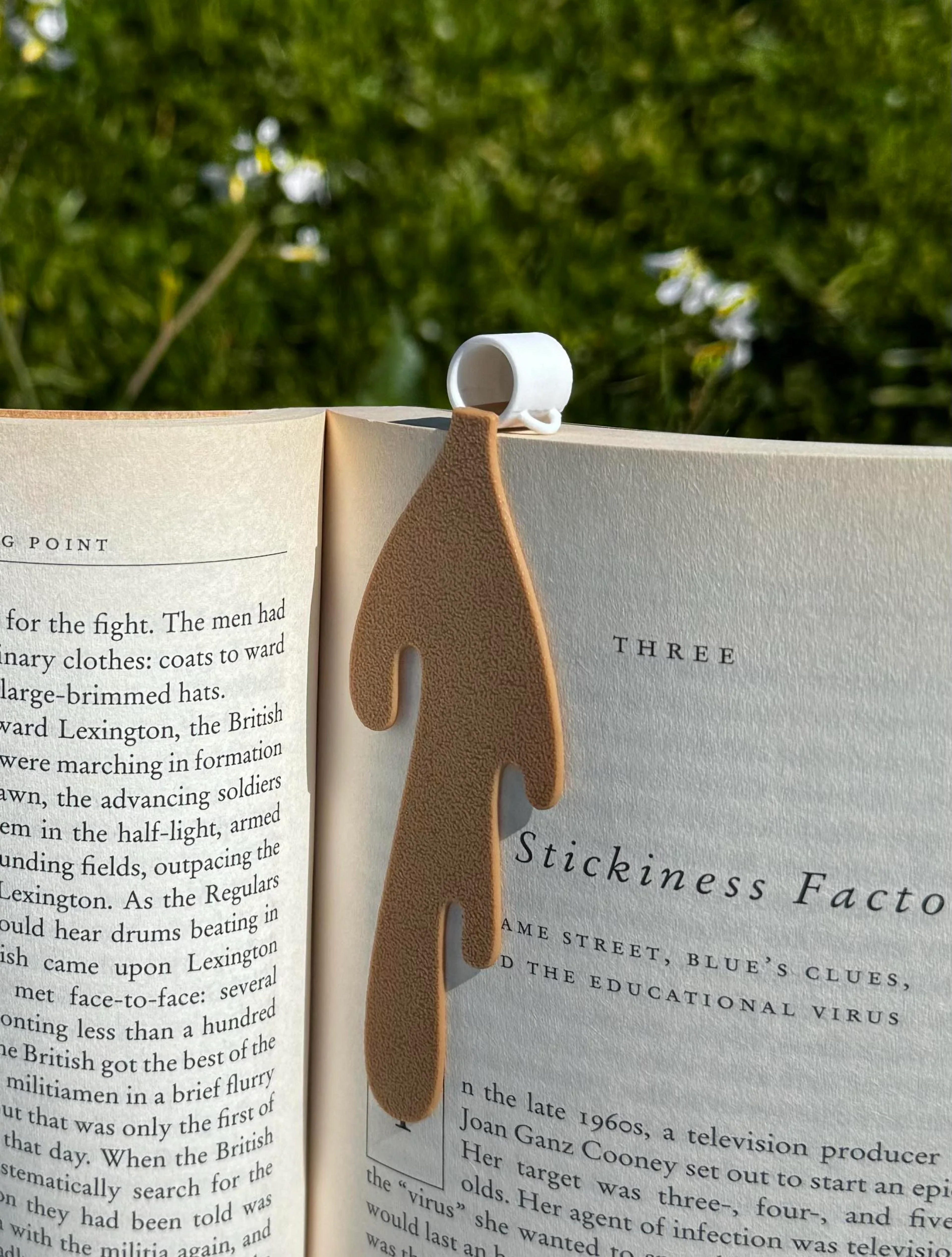 spilled coffee bookmark – Studio Bonney