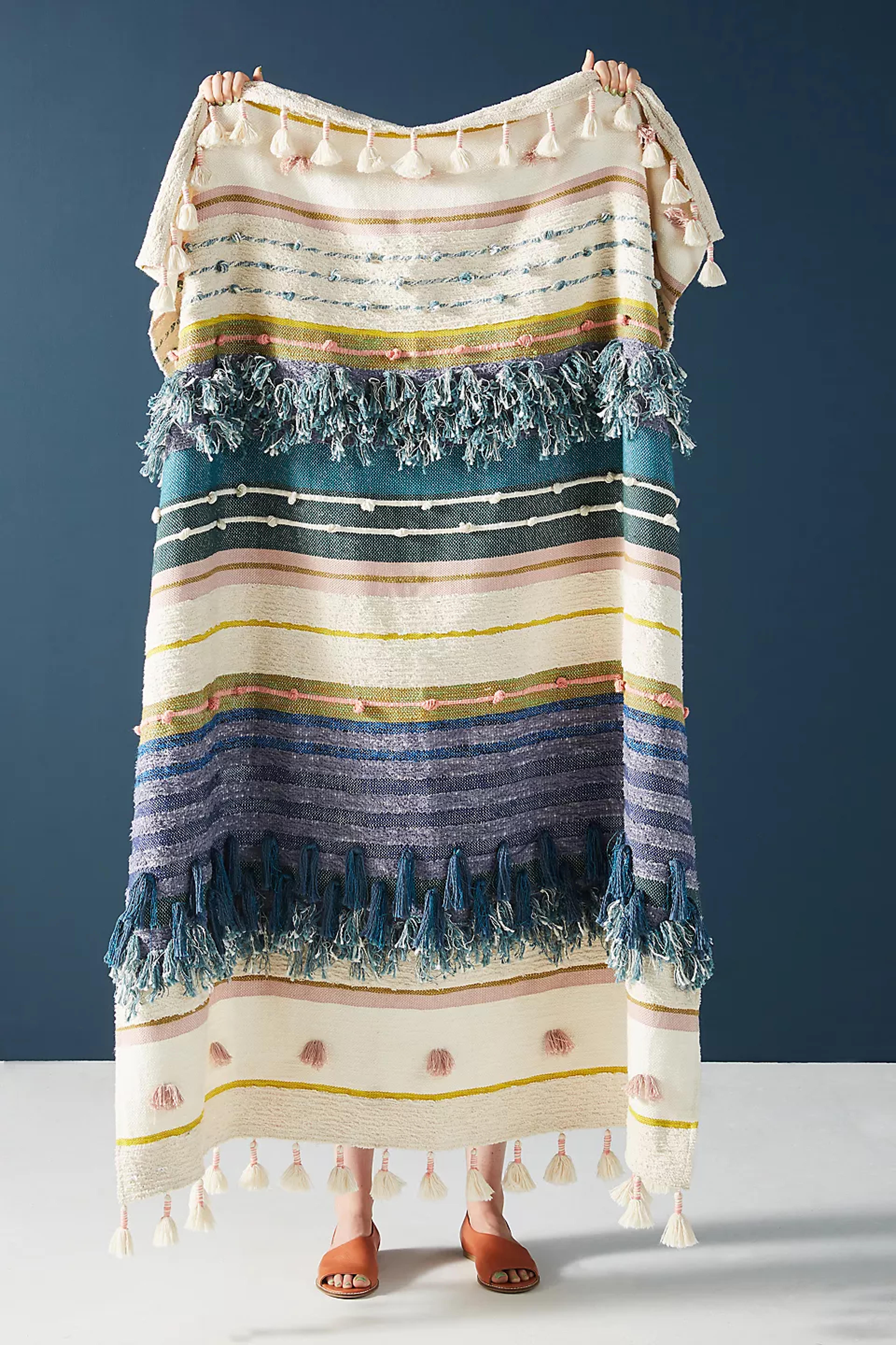 All Roads Yucca Throw Blanket | Anthropologie