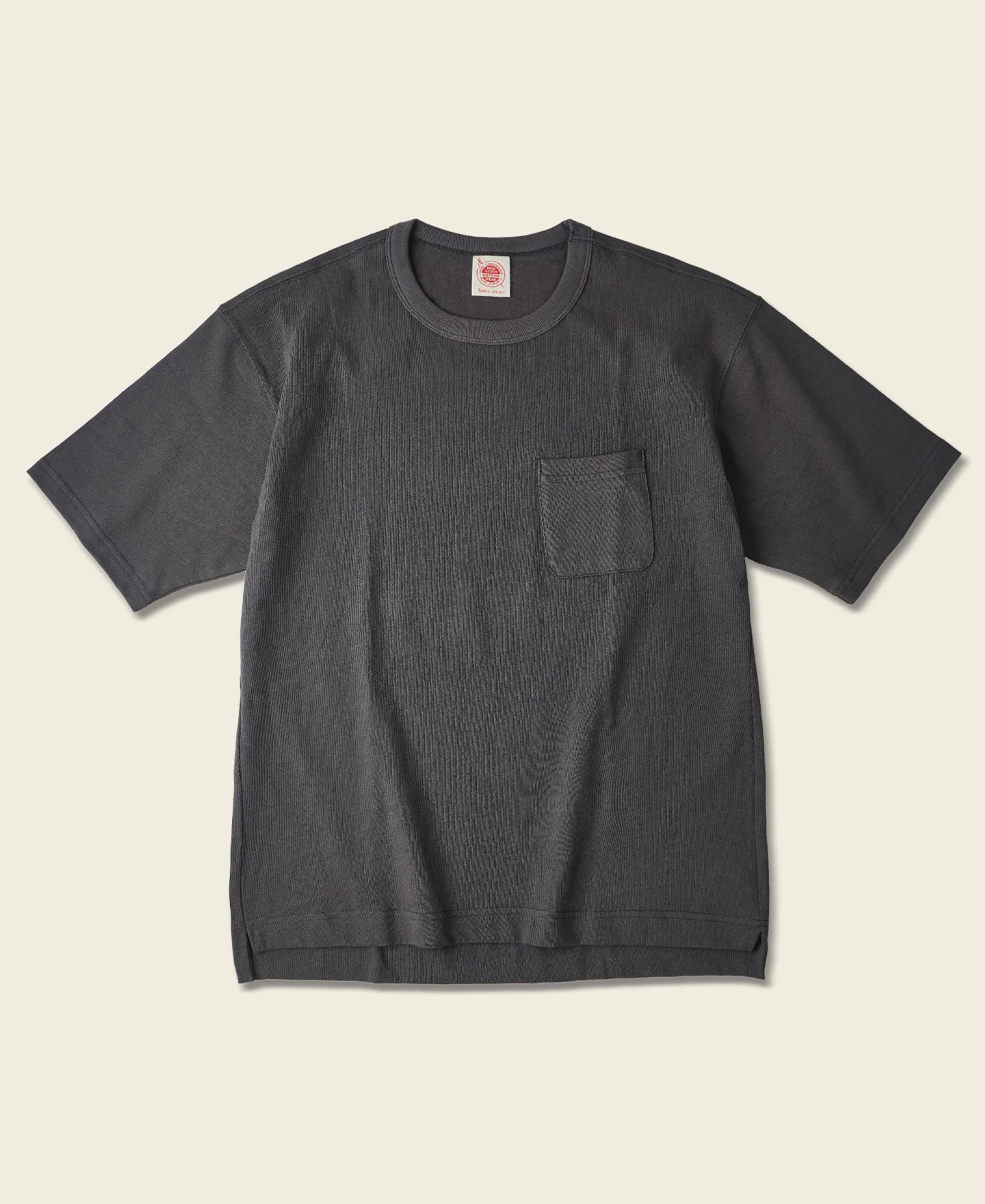 9.8 oz Heavyweight Cotton Classic Pocket T-Shirt - Dark Gray | Bronson