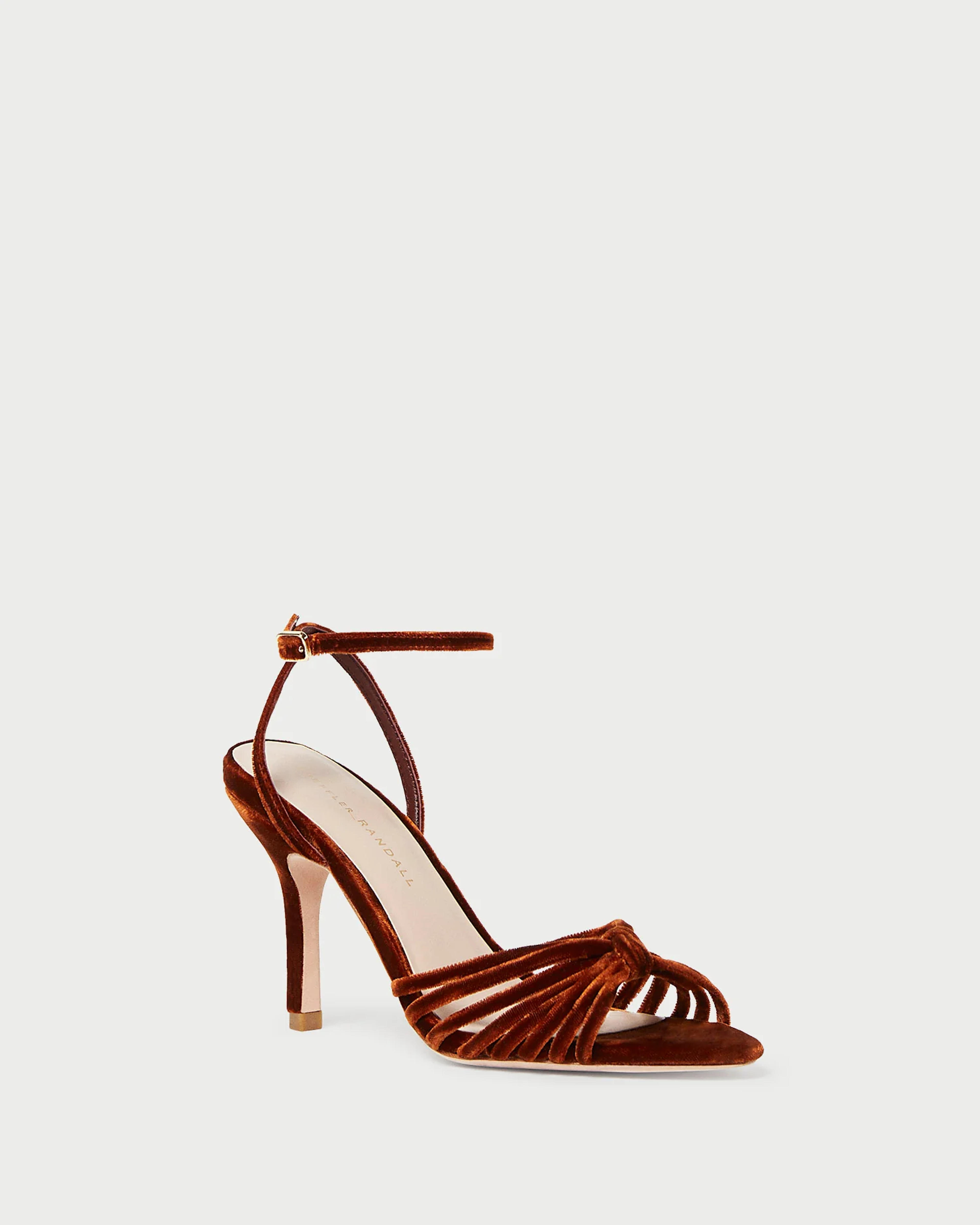 Loeffler Randall | Ada Sienna Knot Heeled Sandal l Heeled Sandals l Footwear