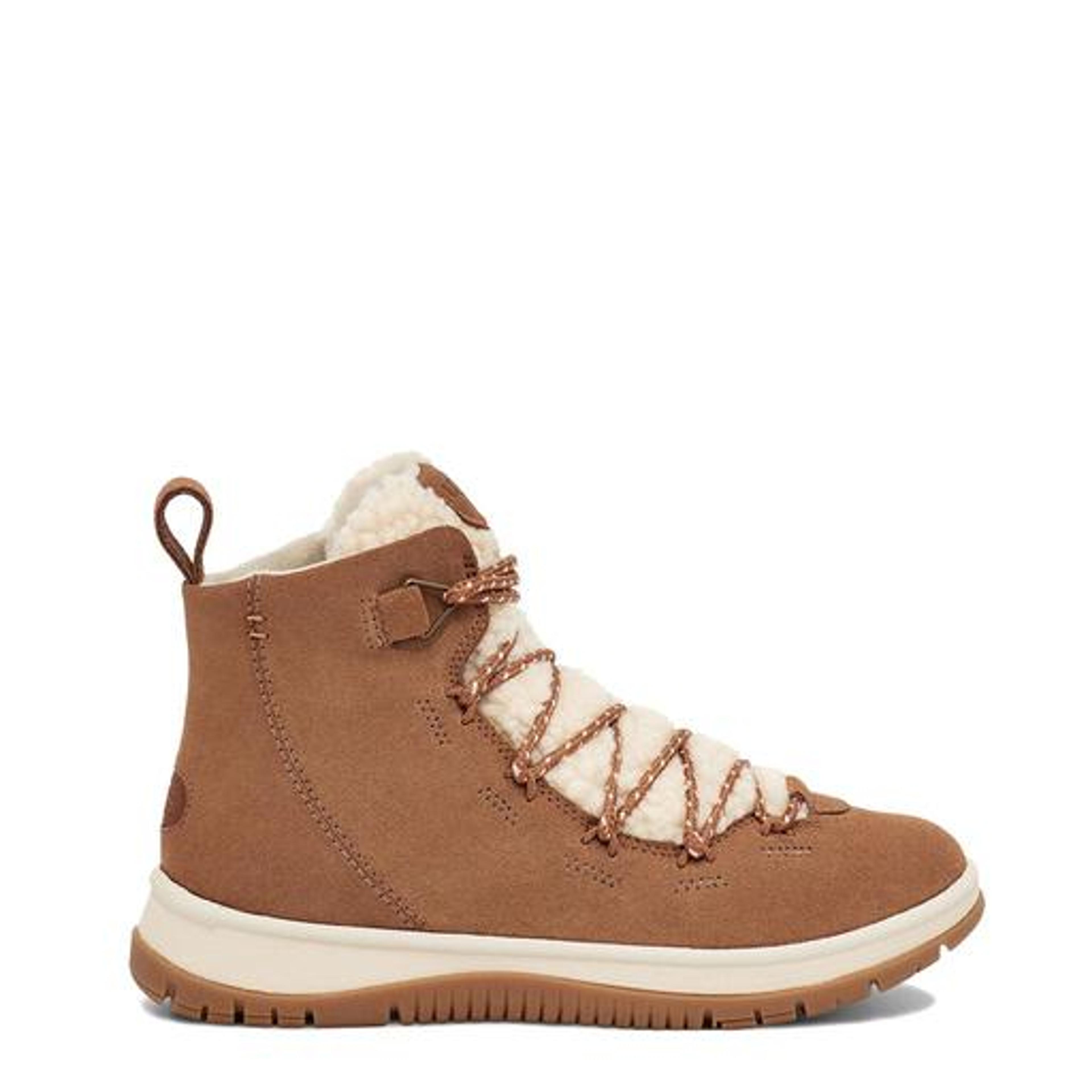 UGG Womens Lakesider Heritage Mid Chestnut Suede | FOOTWEAR