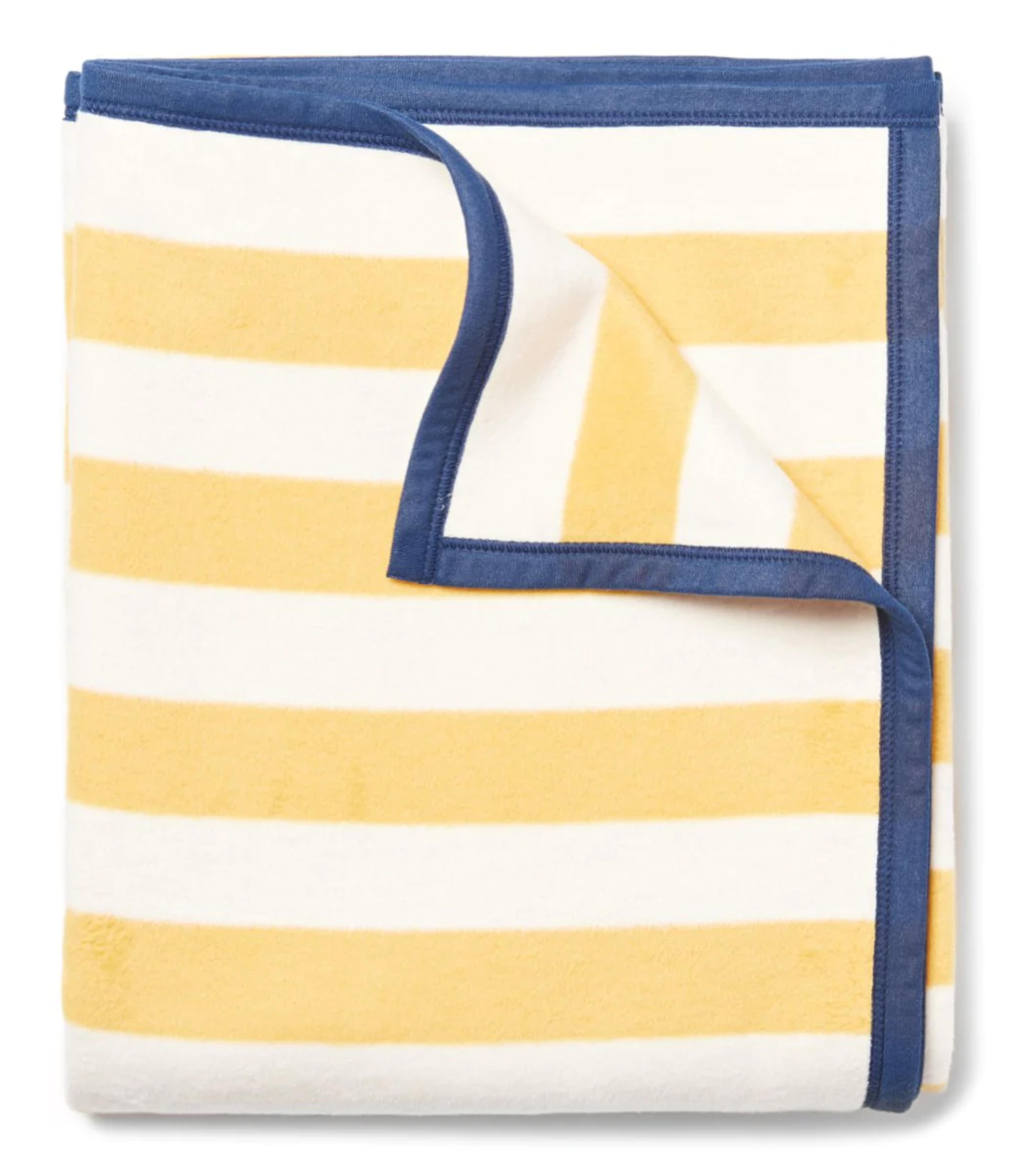 Classic Yellow Stripe Blanket