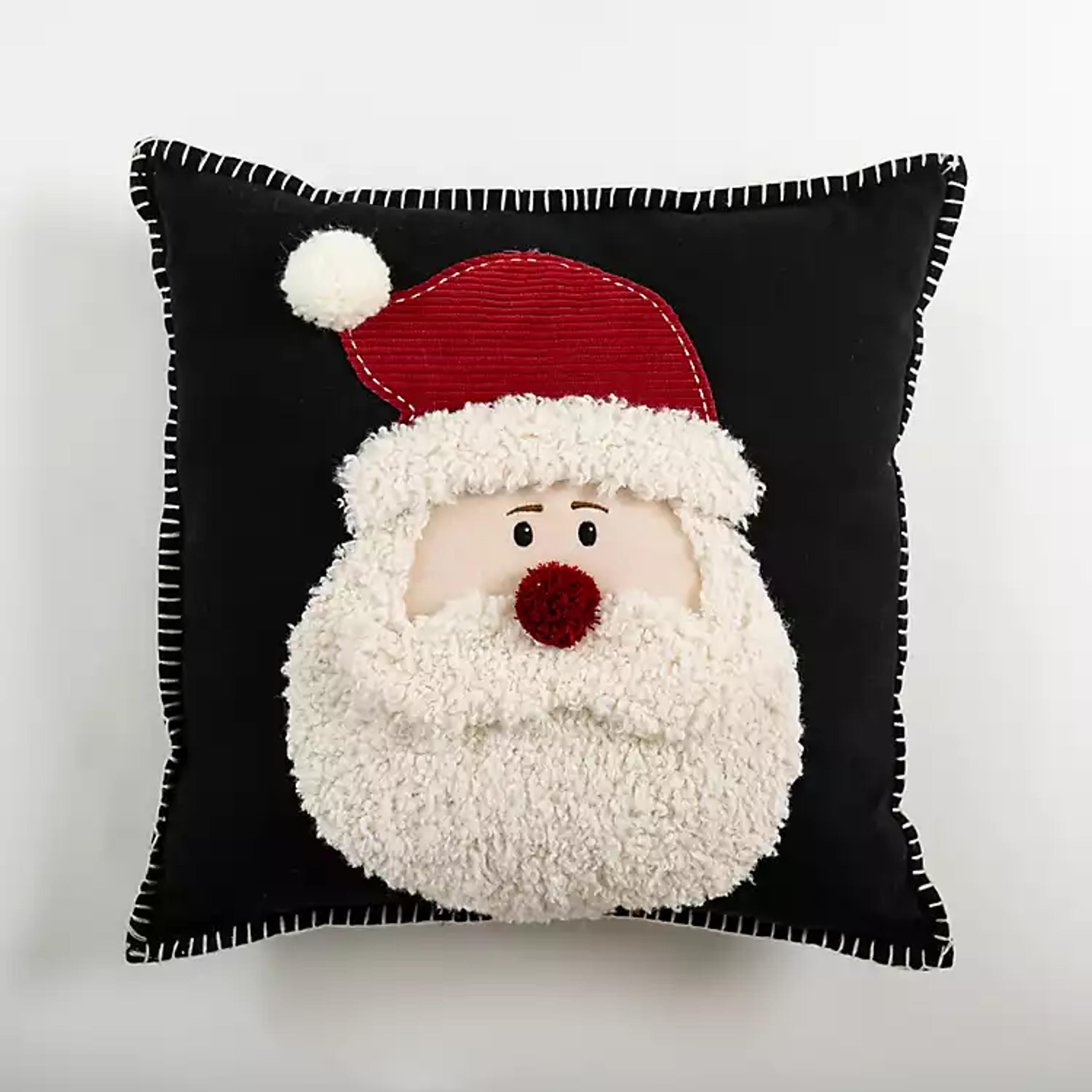 Cheerful Santa II Pillow | Kirklands Home