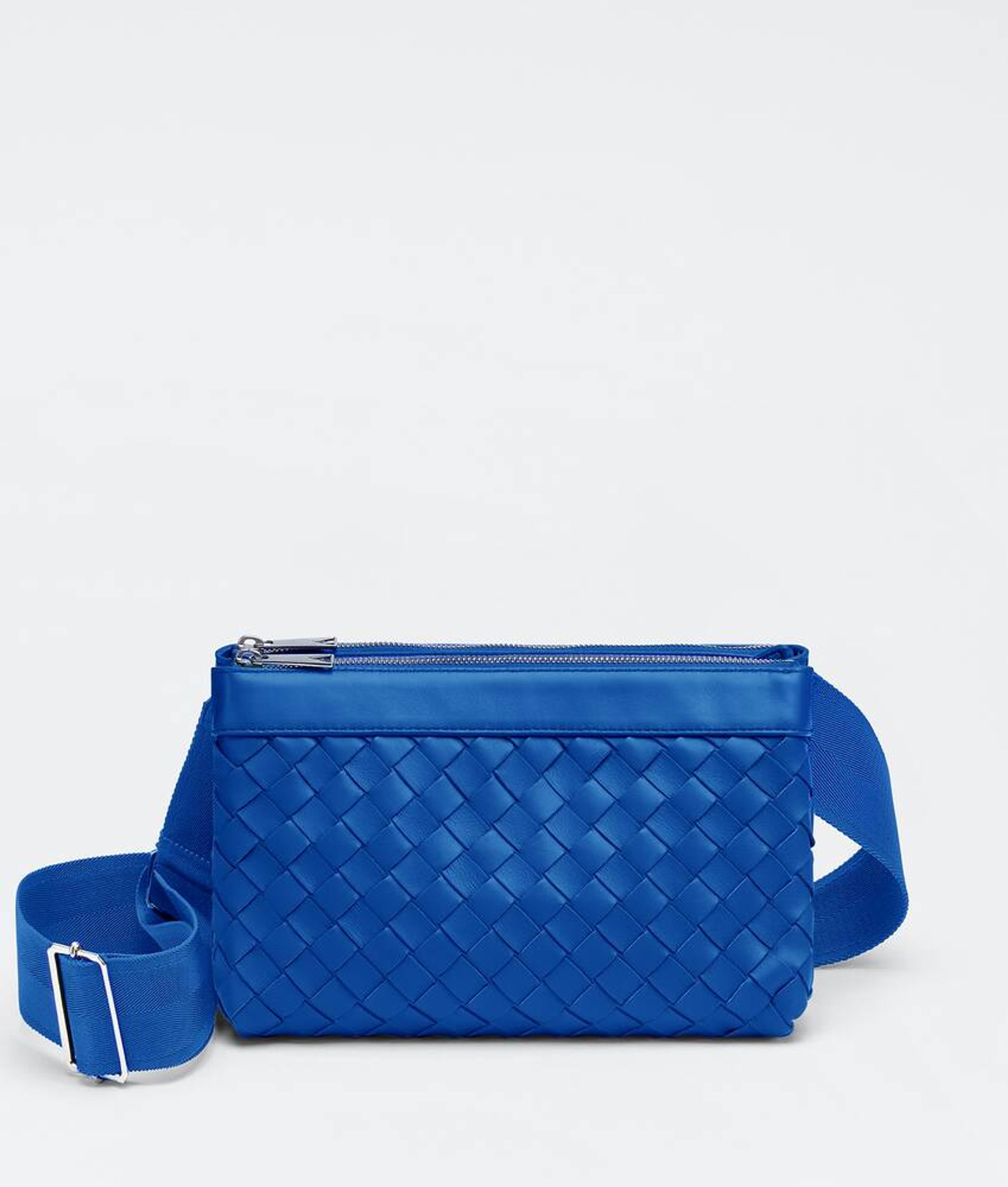 Bottega Veneta® Men's Classic Intrecciato in Cobalt. Shop online now.