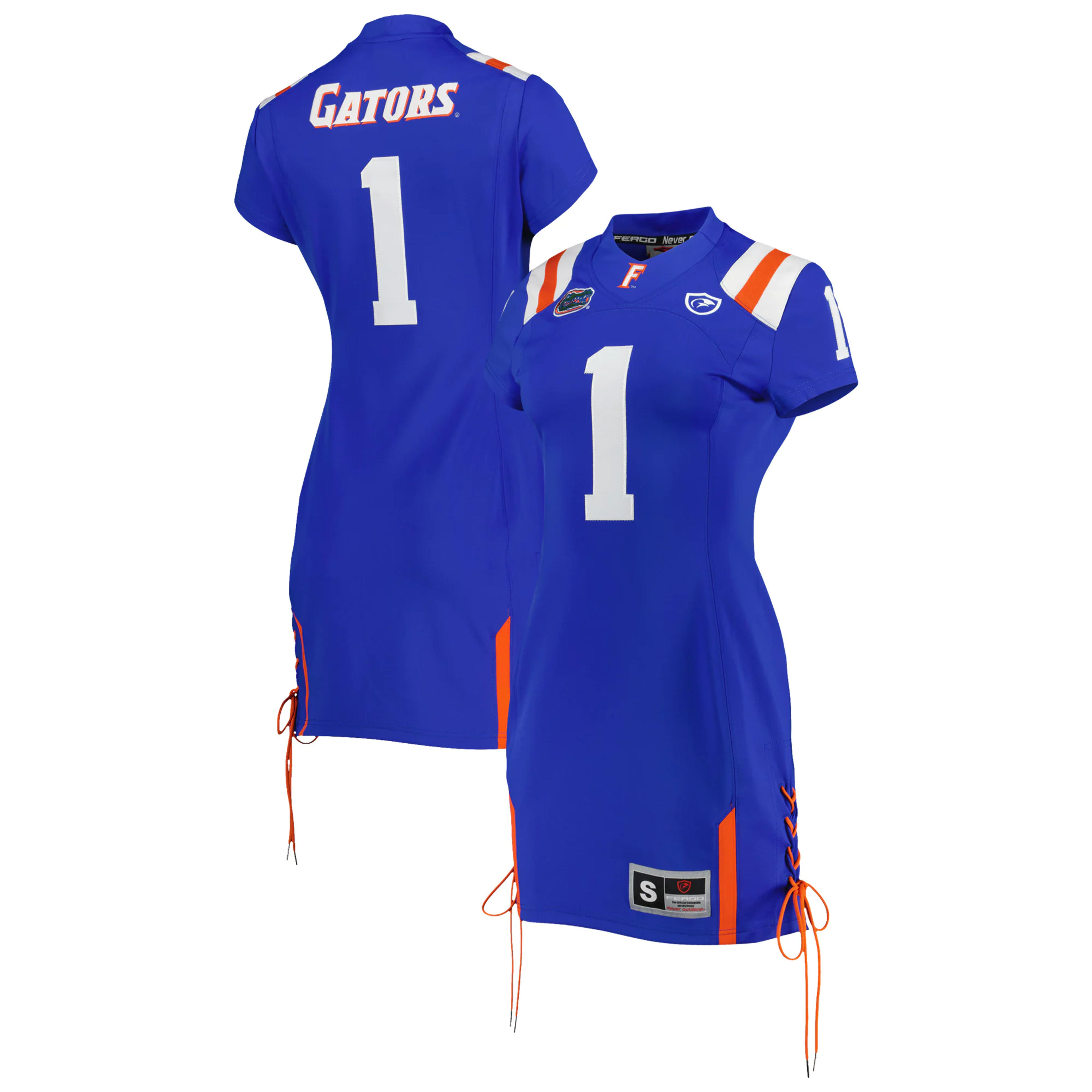 Women's Fergo Royal Florida Gators Jersey Dress