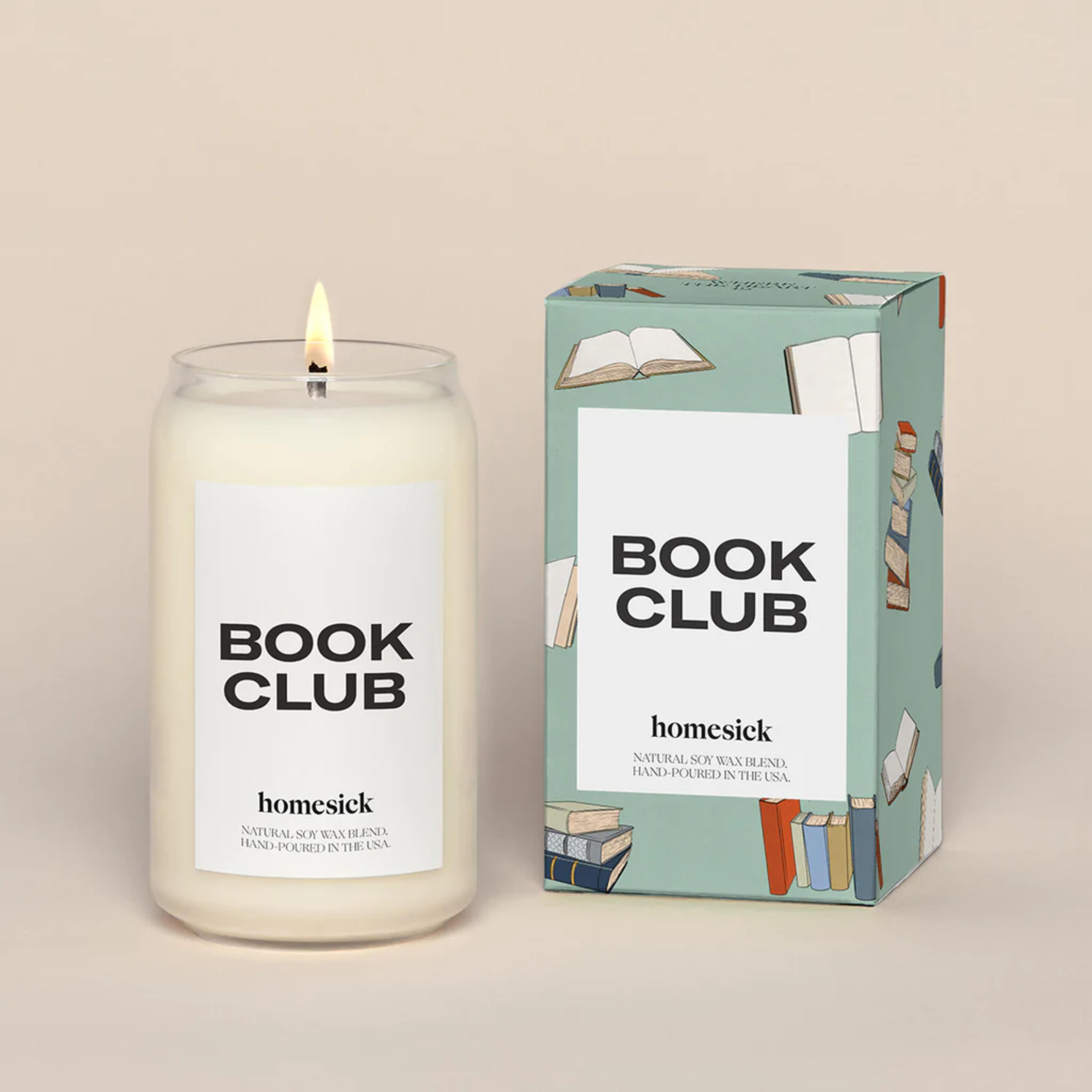 Book Club Candle - Cozy Library Scented Candle | Homesick