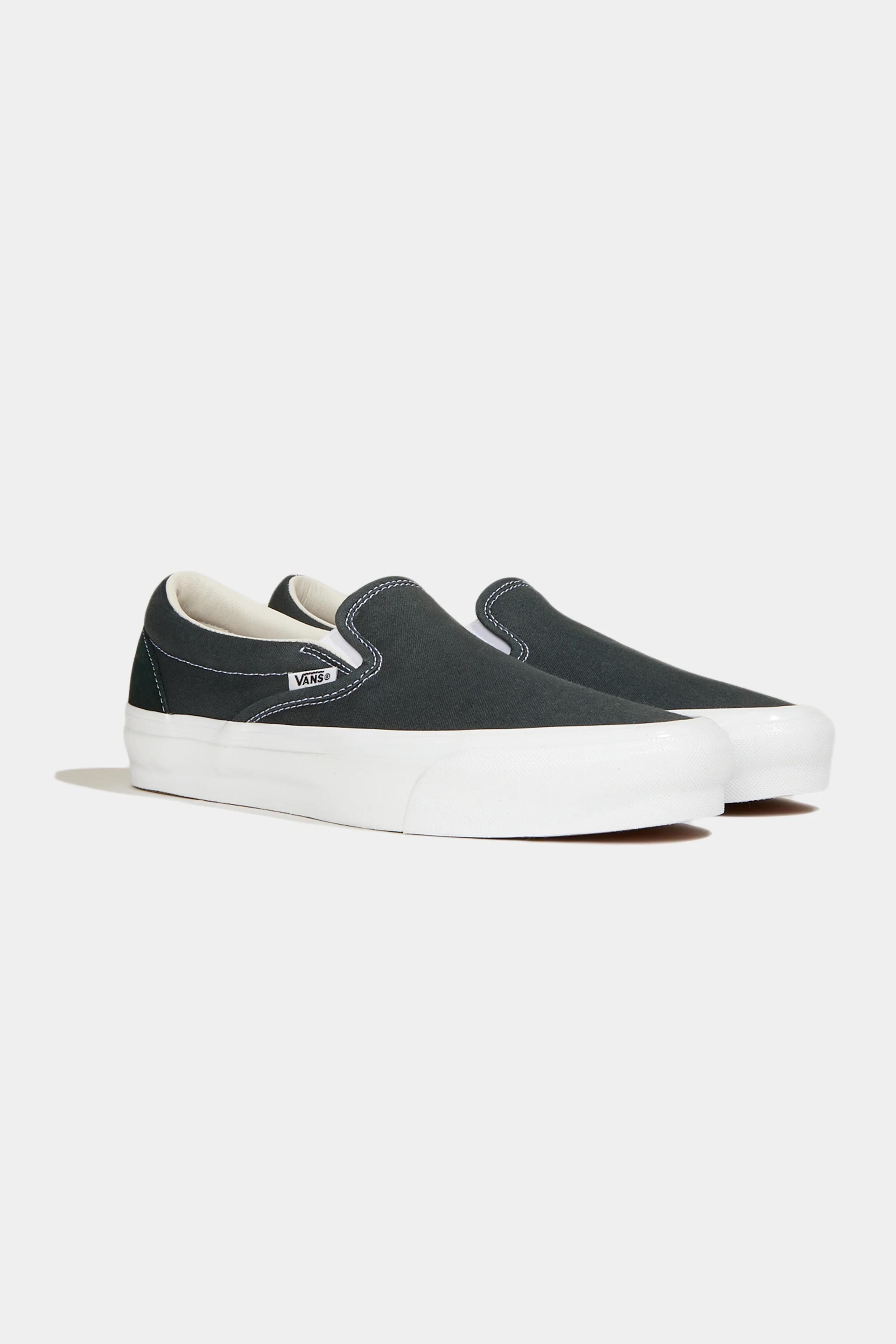 Adsum + Vault by Vans OG Classic Slip-On LX - Forest Green / 10