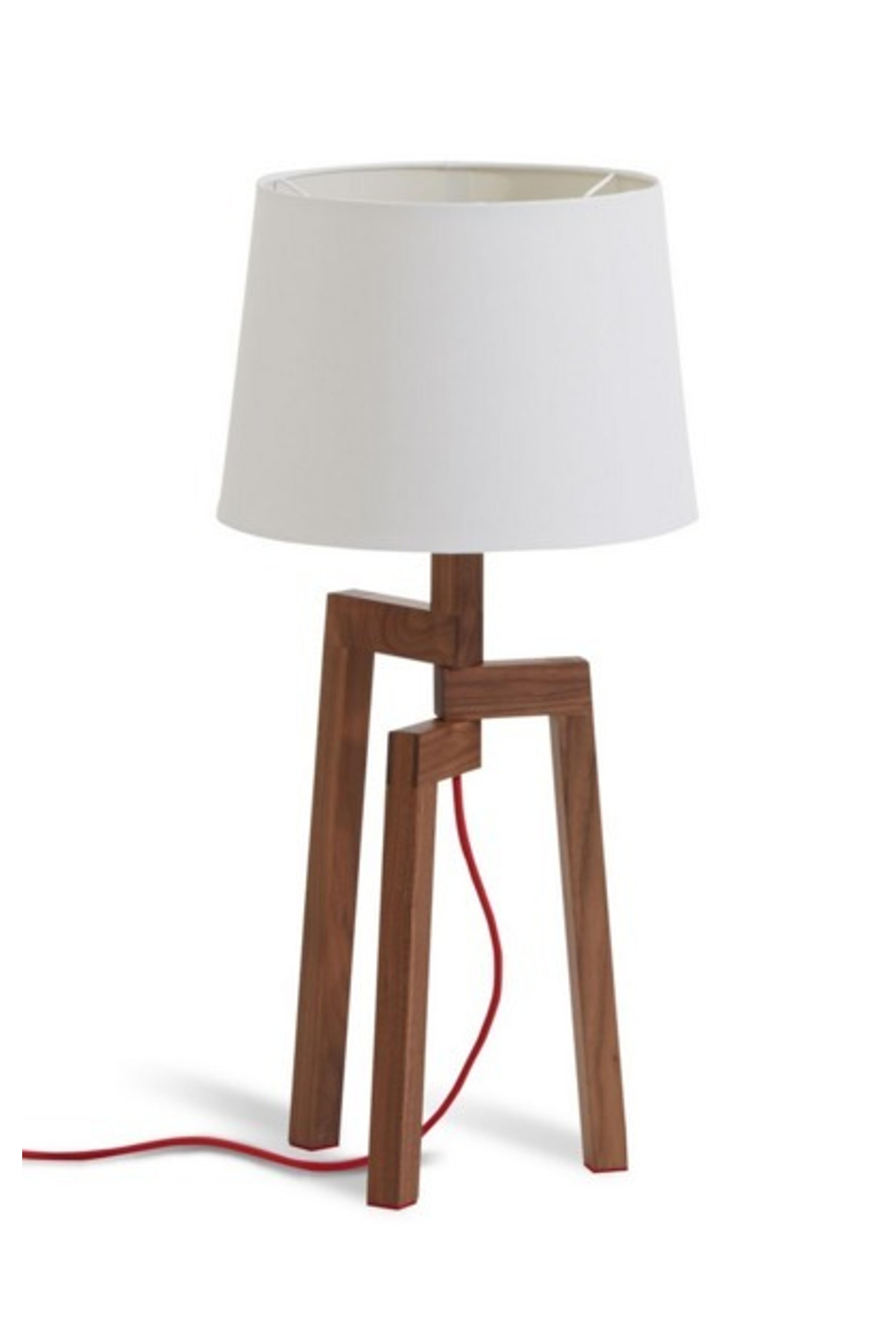 Blu Dot Stilt Table Lamp, Walnut