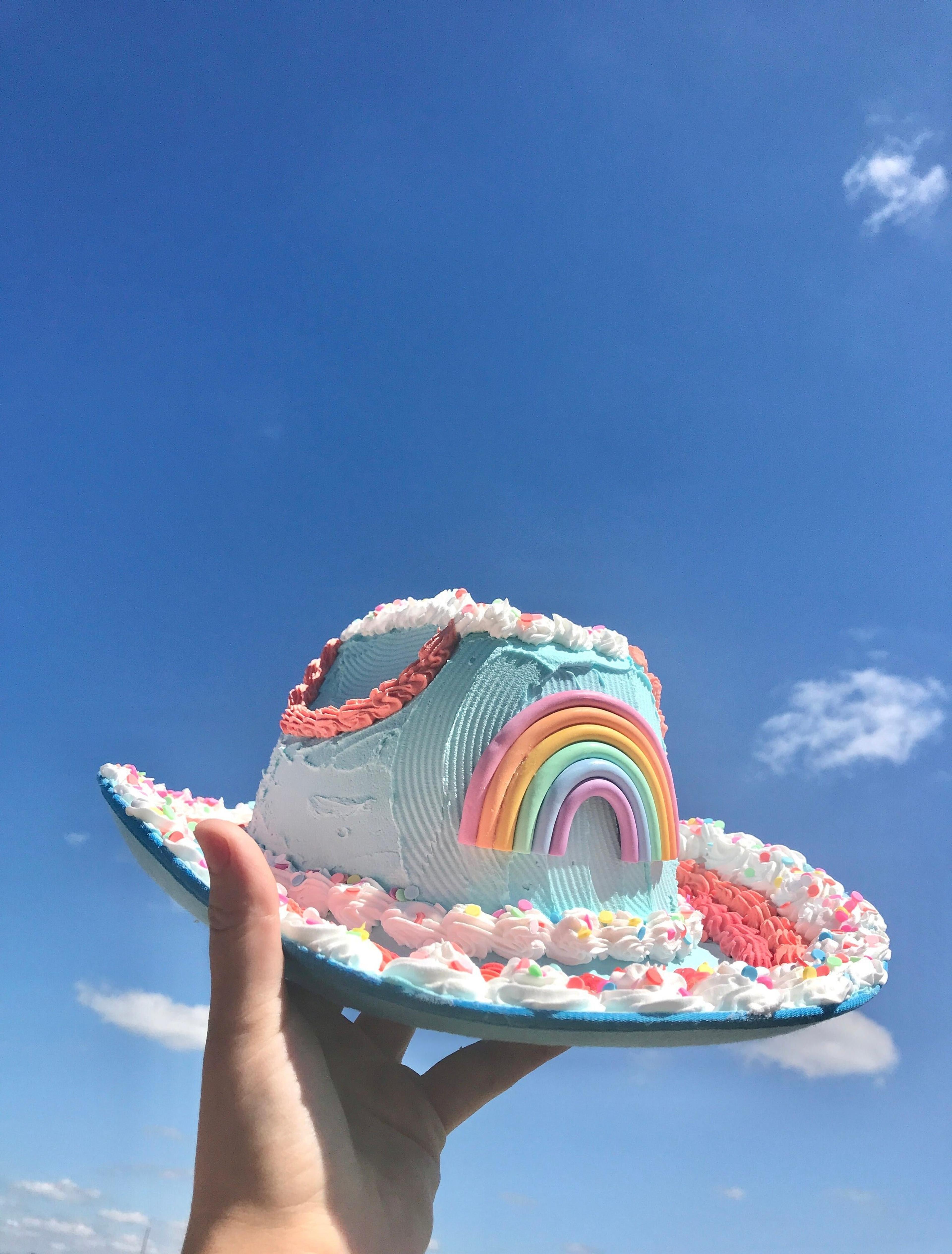 Frosted Cake Cowboy Hat/ Kawaii Cowboy Hat/ Cute Cake - Etsy UK