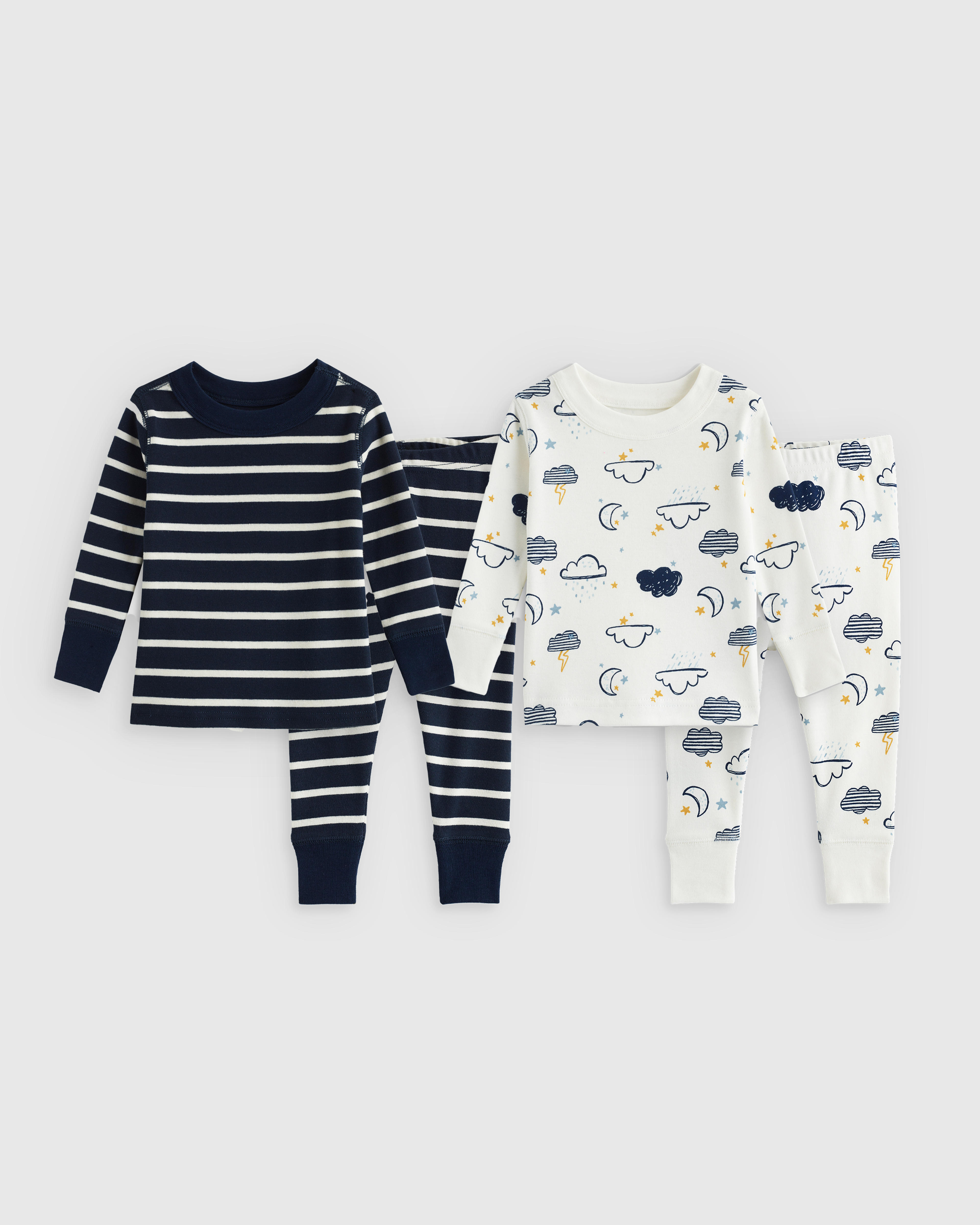 100% Organic Cotton Tight Fit Sleep 2-Pack - Baby Gender Neutral