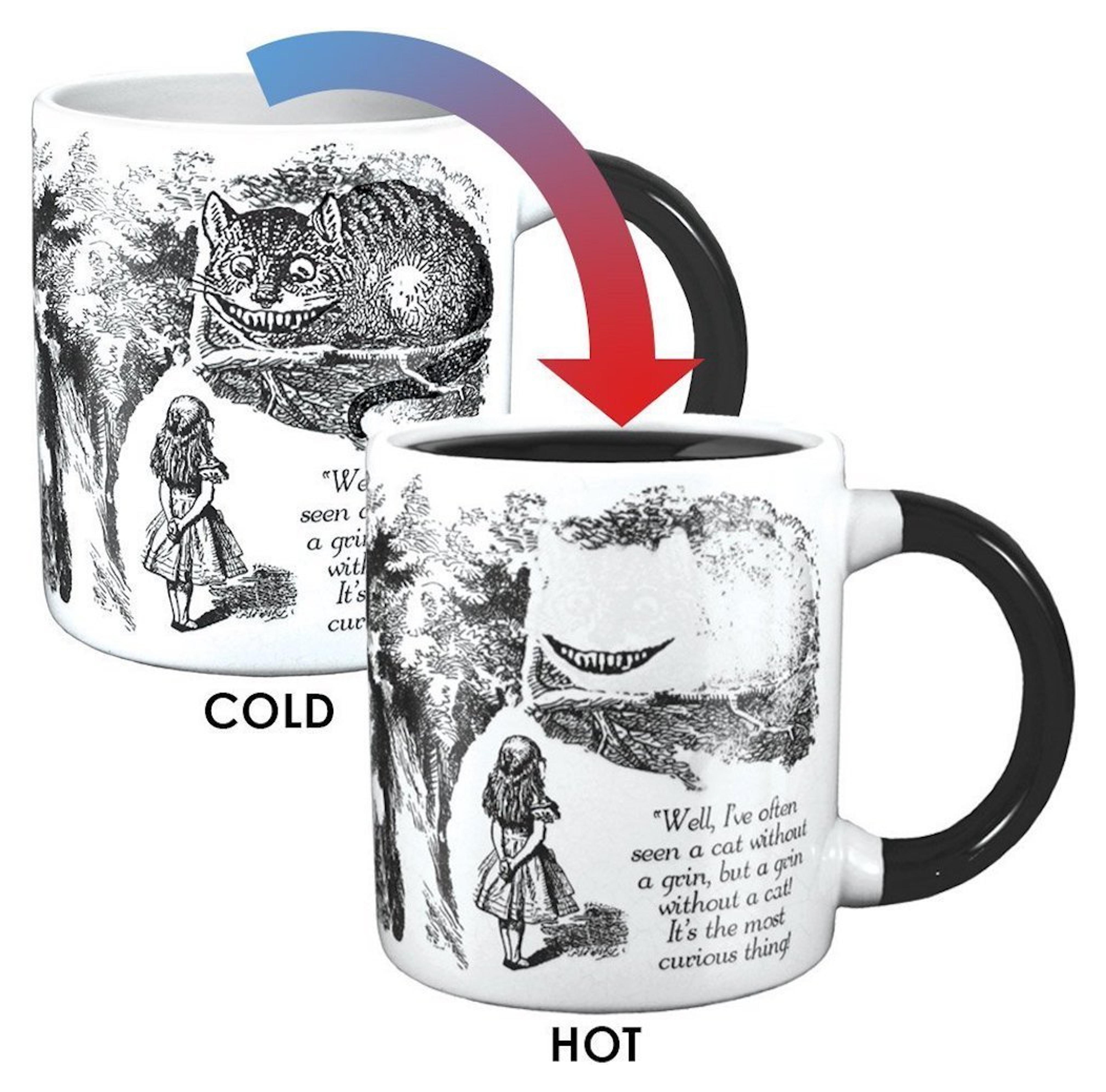 Cheshire Cat Mug - Add Hot Liquid, The Cat Disappears