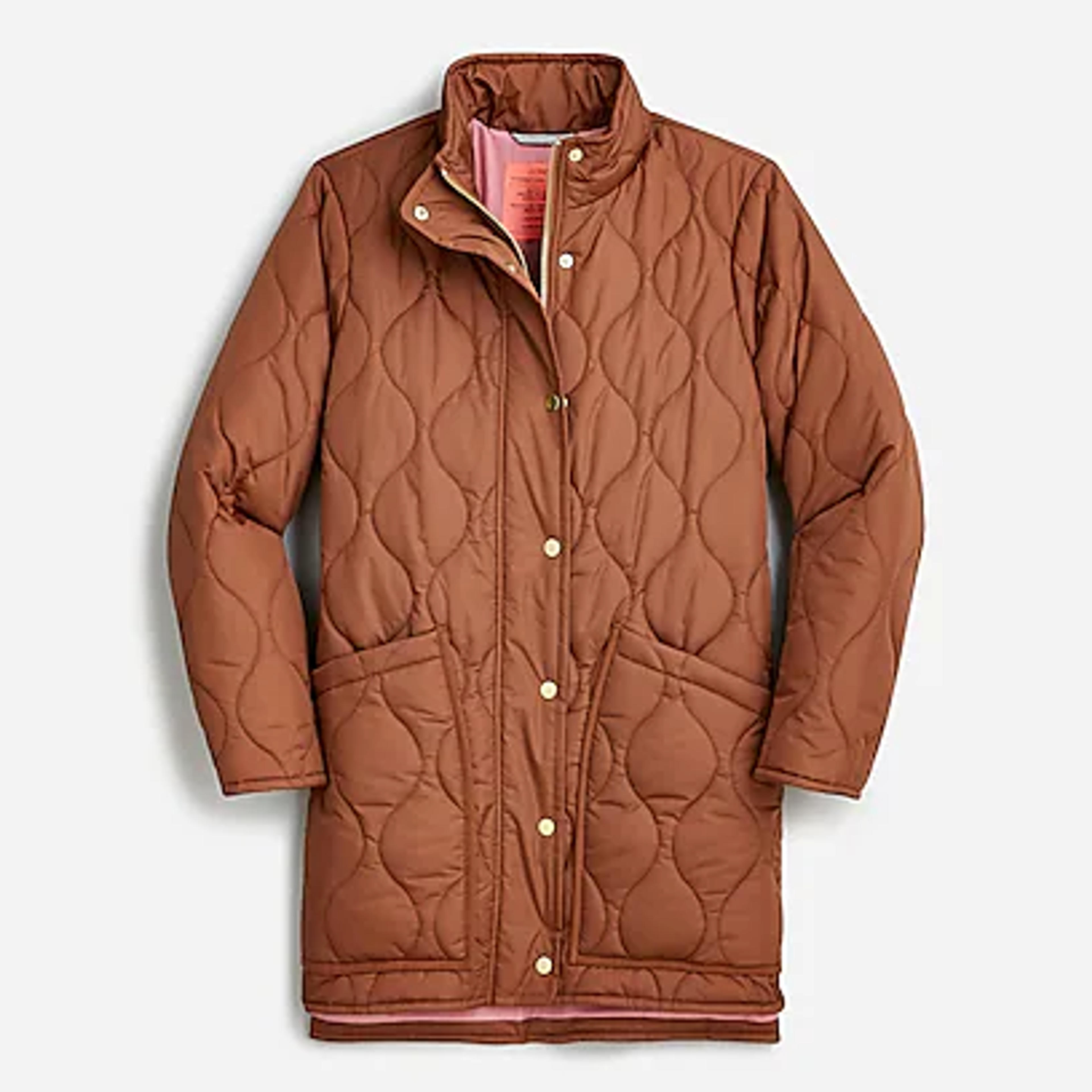 New quilted cocoon puffer coat