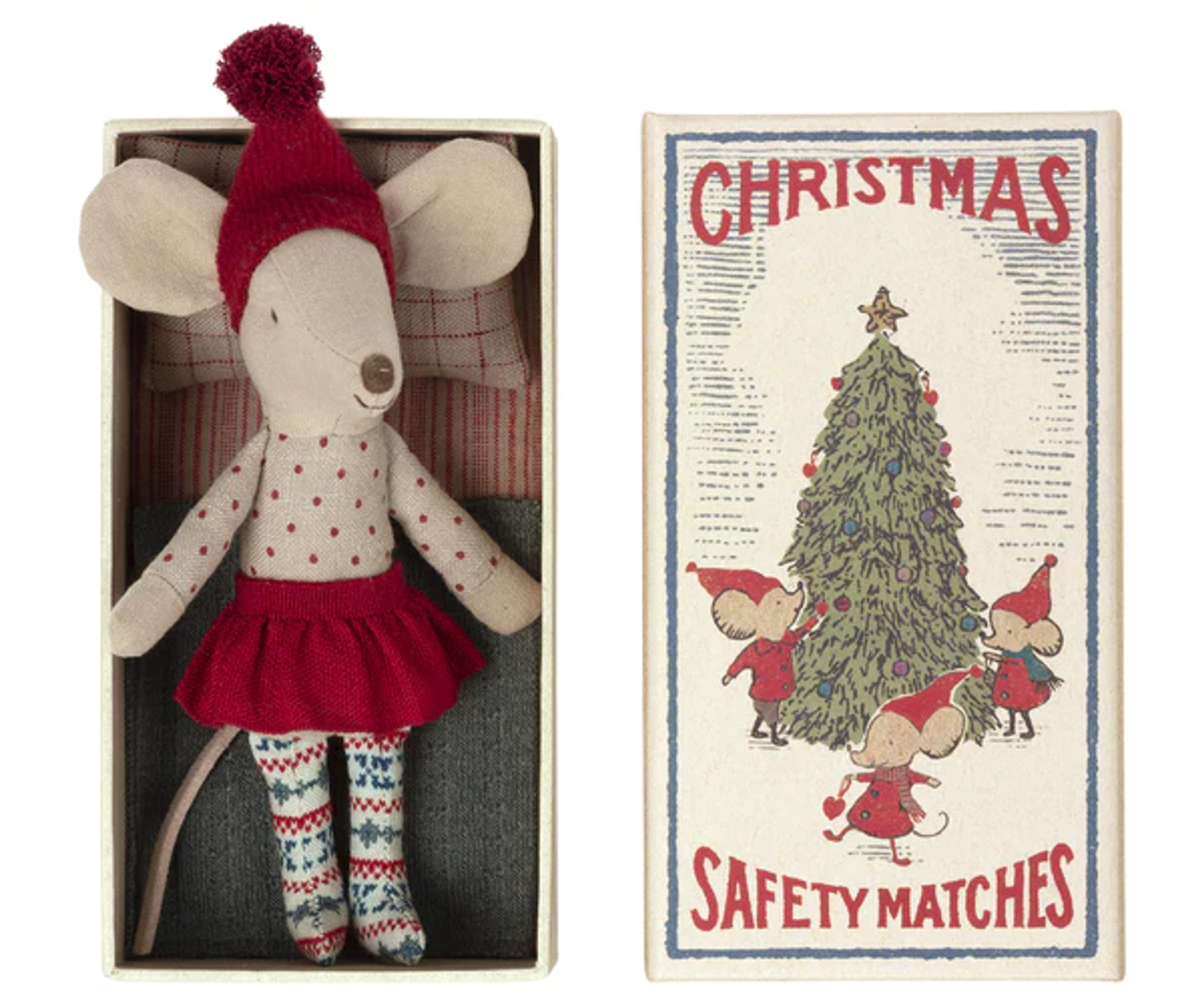 Christmas Mouse, Big Sister - Maileg USA