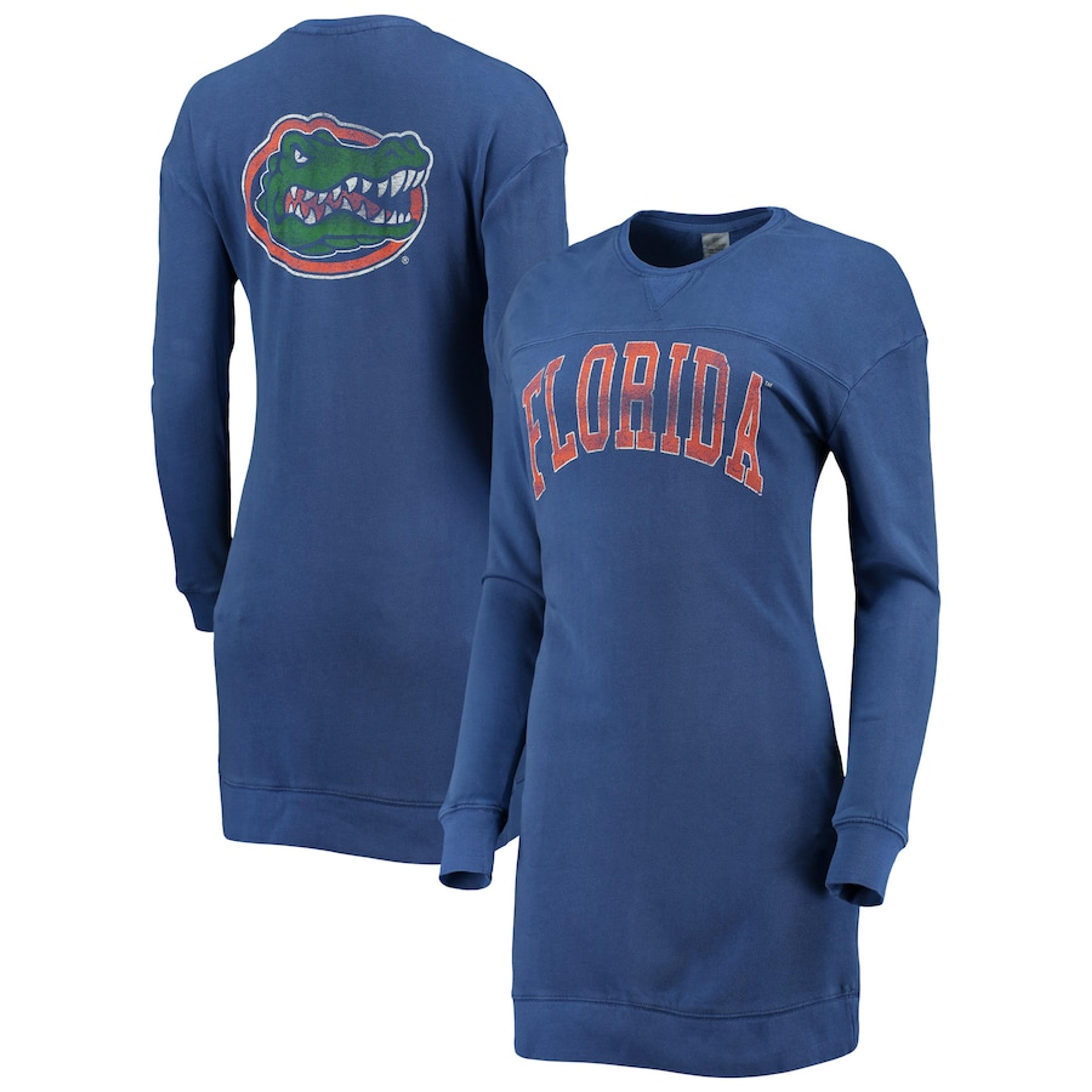 Women's Gameday Couture Royal Florida Gators 2-Hit Sweatshirt Dress