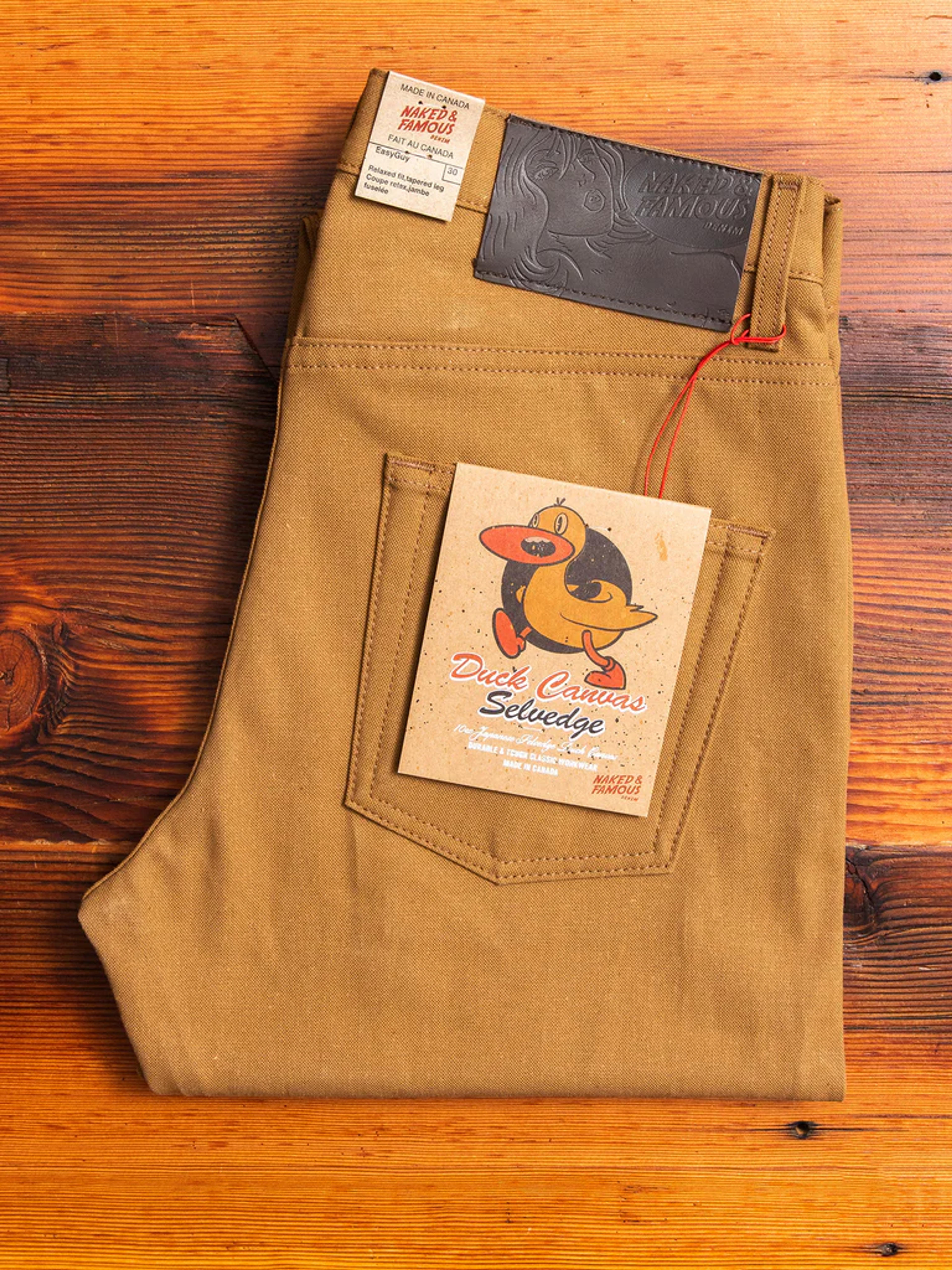 10oz Selvedge Duck Canvas - Easy Guy Fit – Blue Owl Workshop