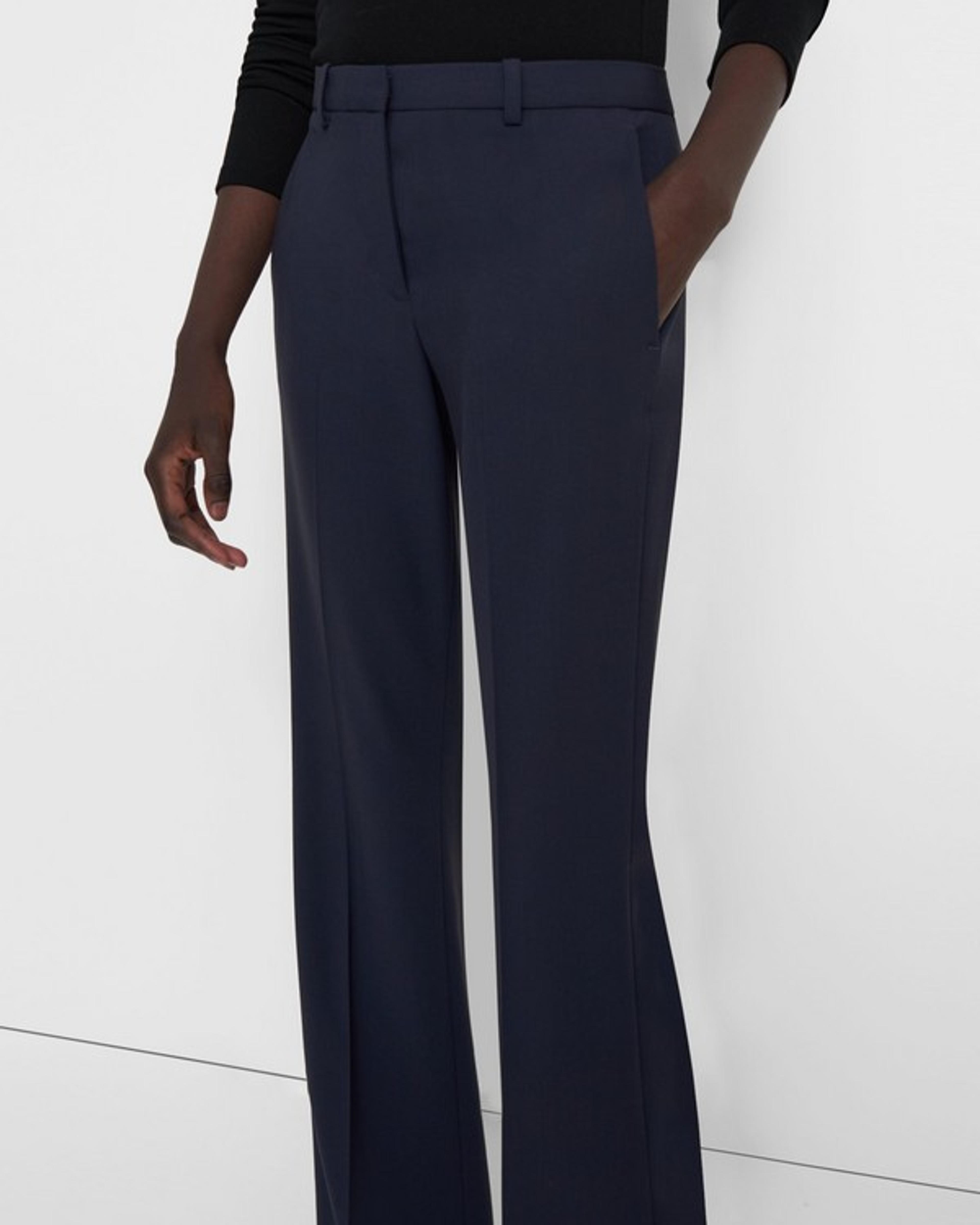 Stretch Wool Flare Pant | Theory Outlet