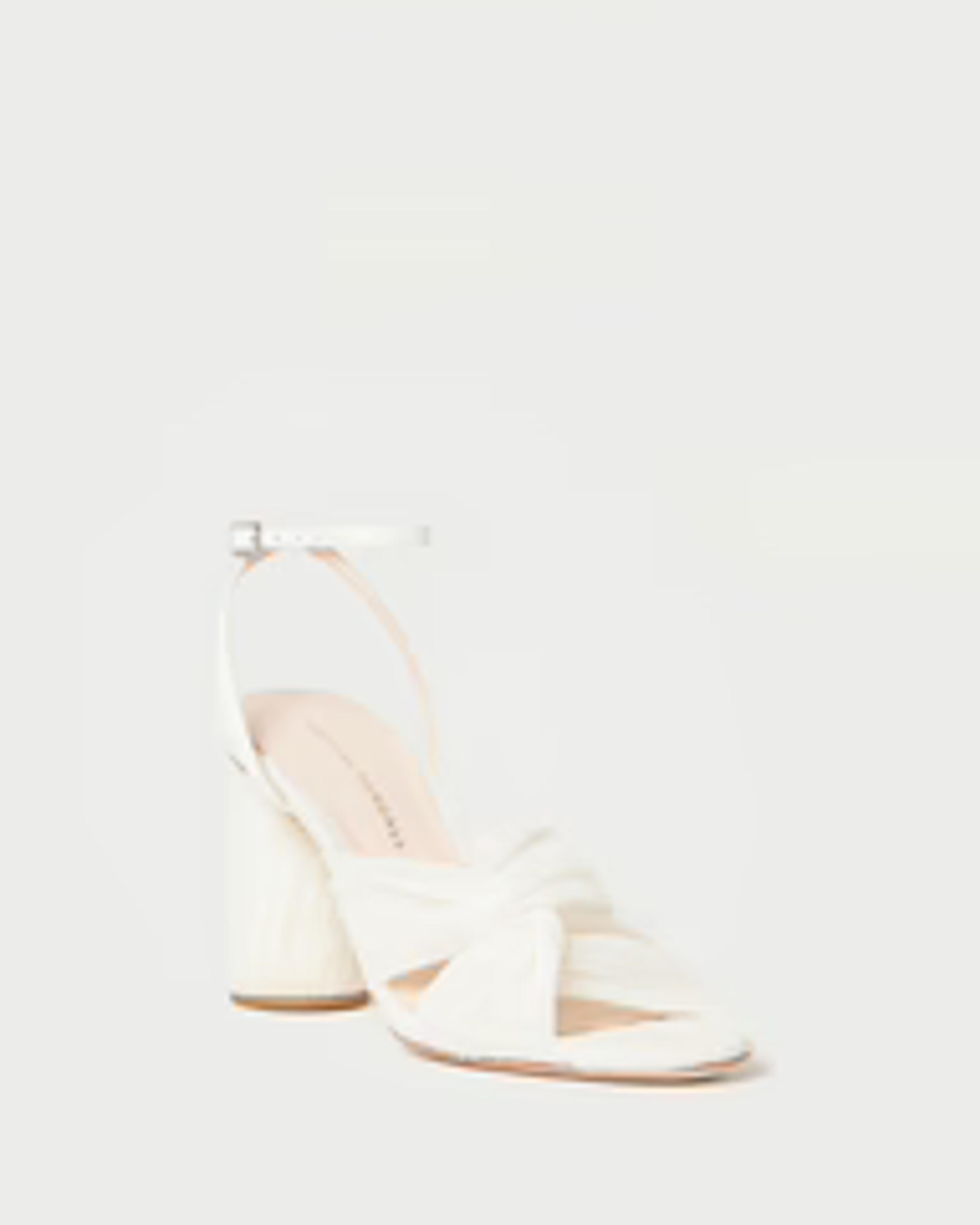 Loeffler Randall | Shop the Reed Pearl Pleated Twist Heel at Loefflerrandall.com