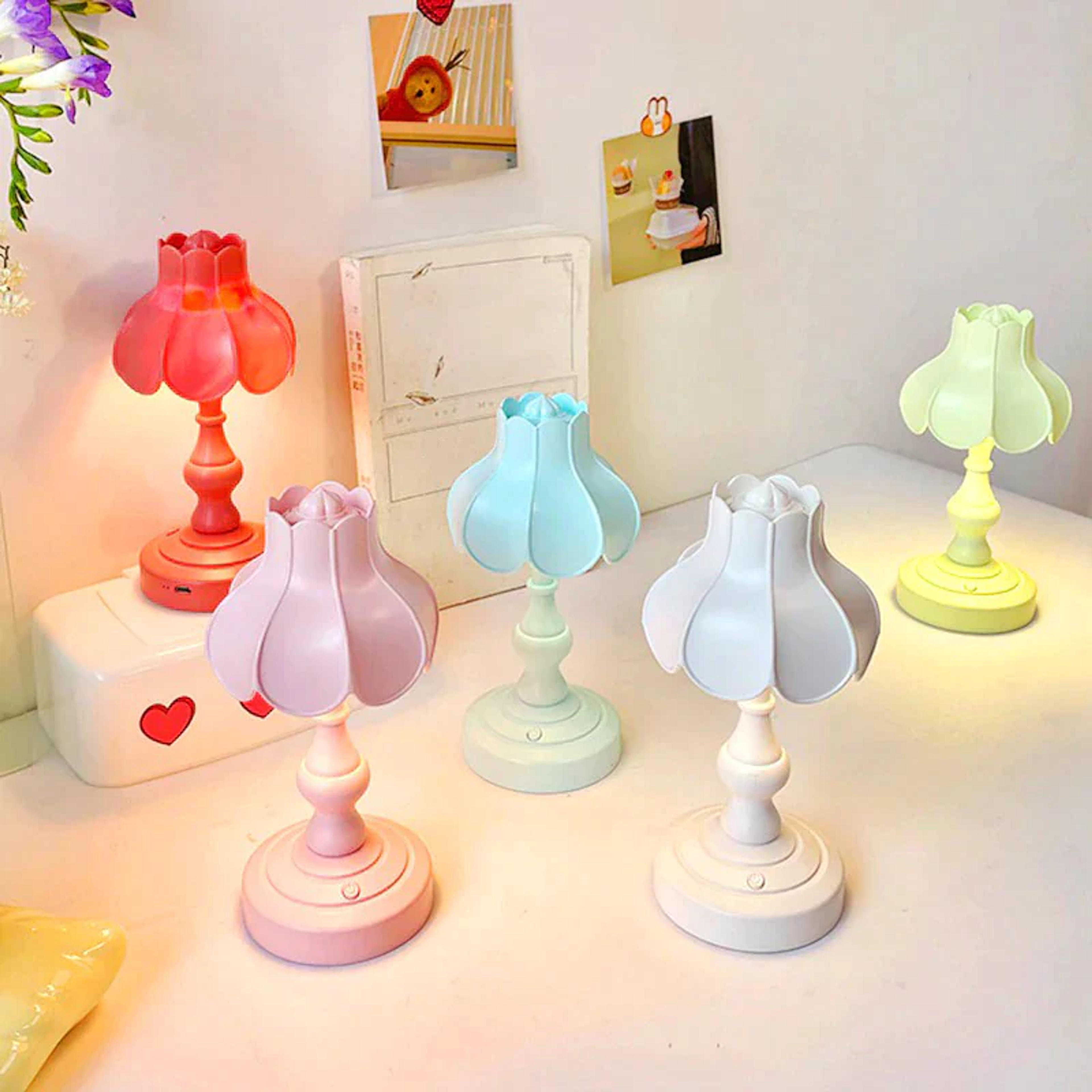 Pastel Lotus Table Lamp - Aesthetic Decor | Tapestry Girls