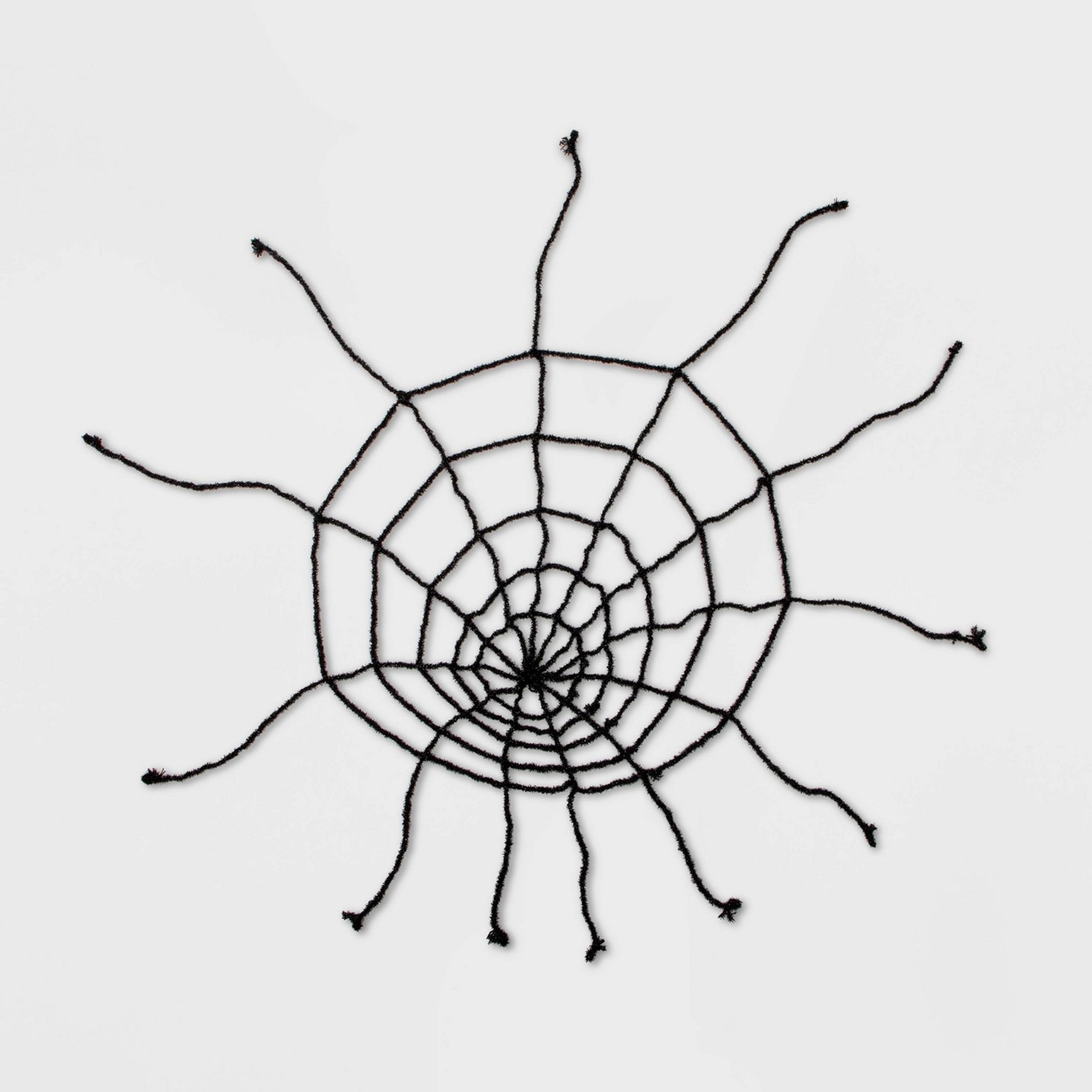 10&#39; Giant Spiderweb Black Halloween Decorative Prop - Hyde &#38; EEK! Boutique&#8482;