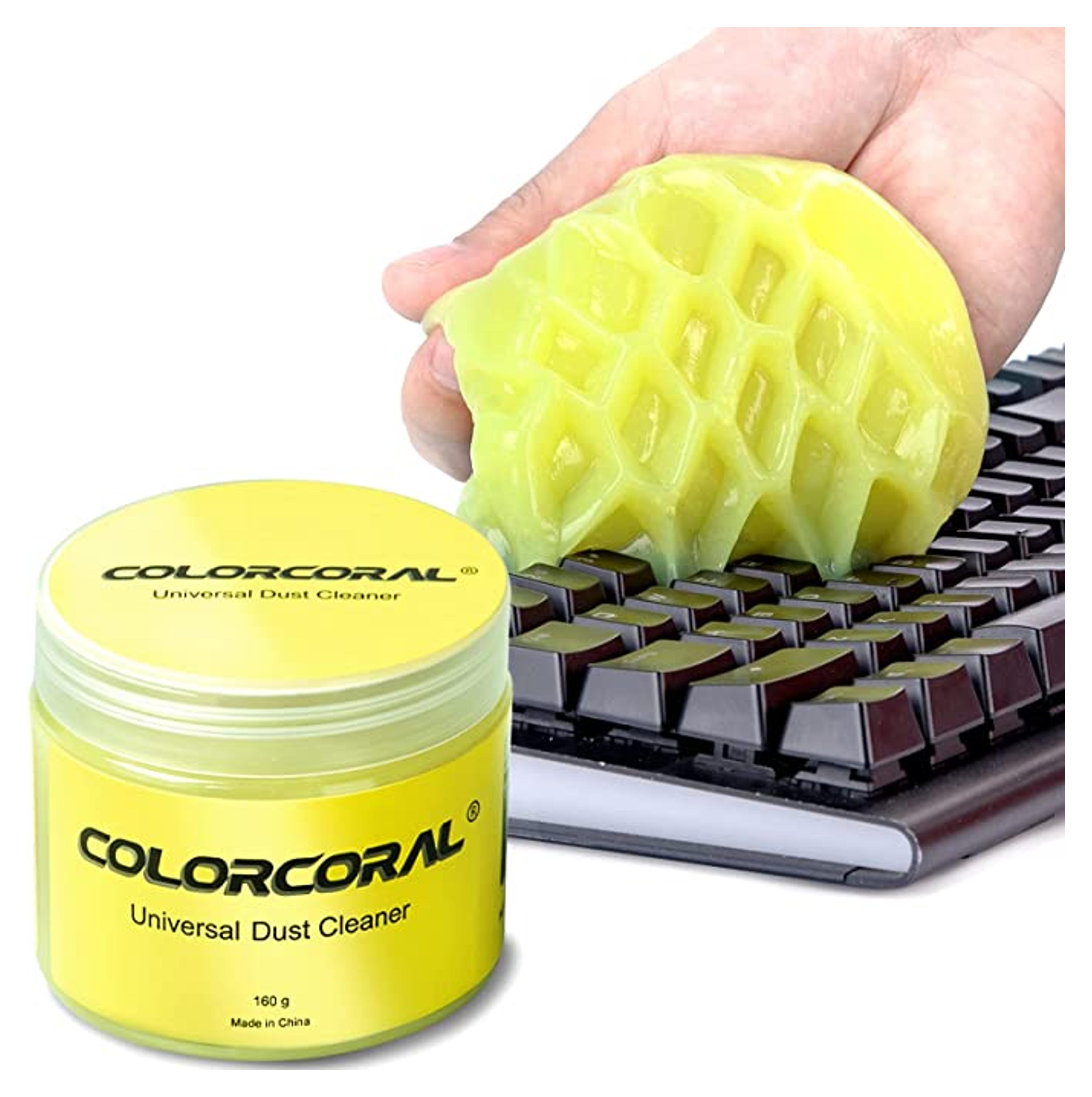 Amazon.com: Cleaning Gel Universal Dust Cleaner for PC Keyboard Cleaning Car Detailing Laptop Dusting Home and Office Electronics Cleaning Kit Computer Dust Remover from ColorCoral 160G : Electronics