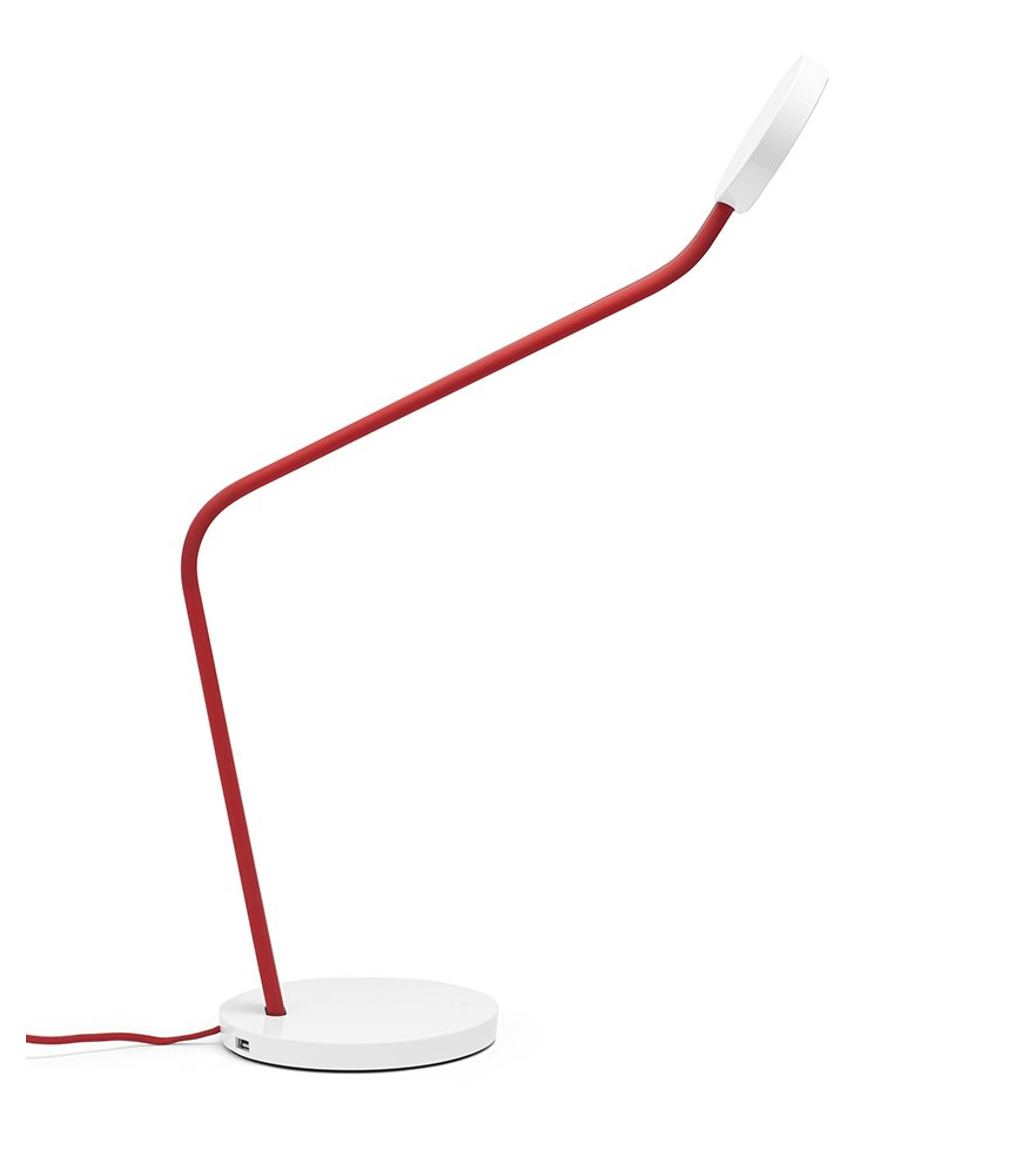 Red Limber LED Task Lamp