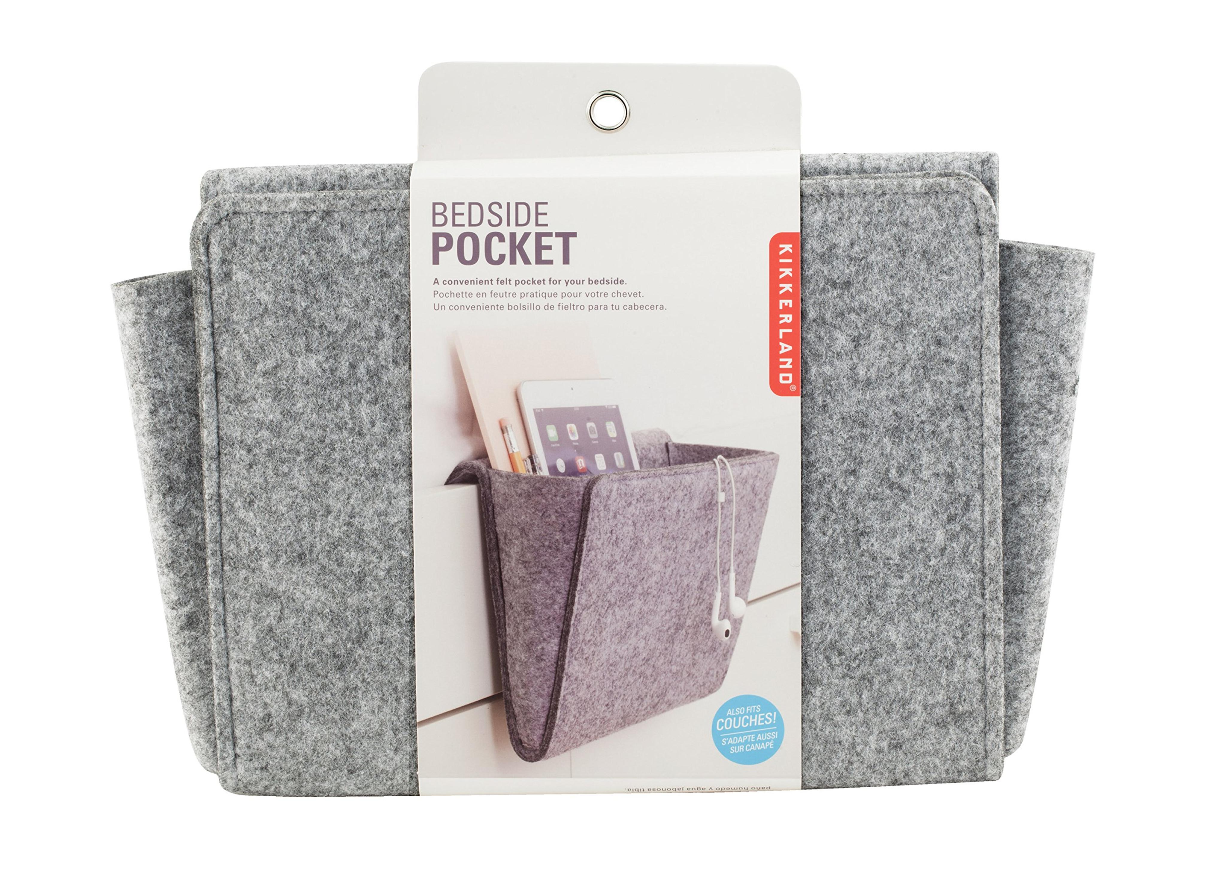 Kikkerland Felt Bedside Caddy