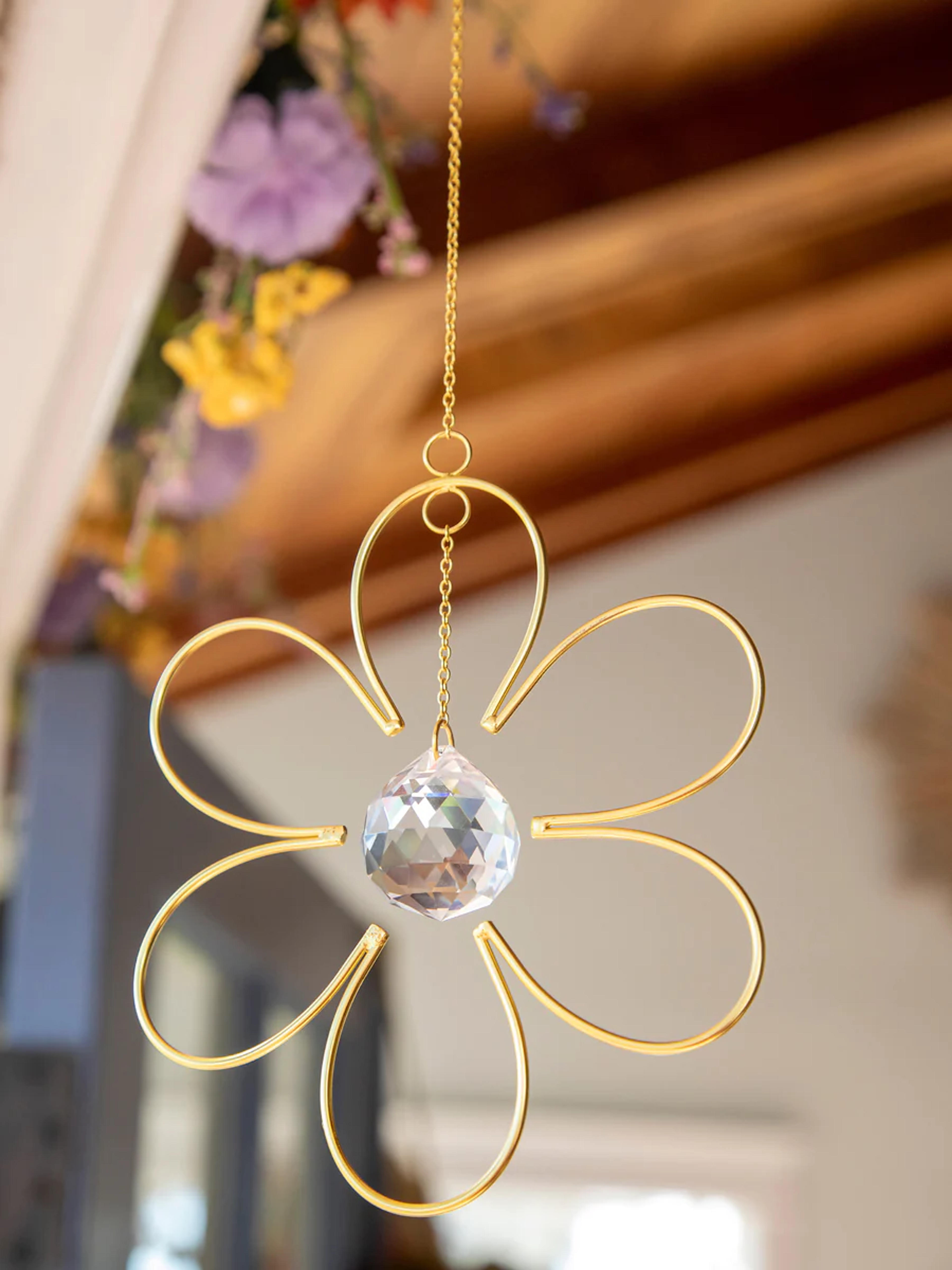 Whimsy Glass Sun Catcher - Flower