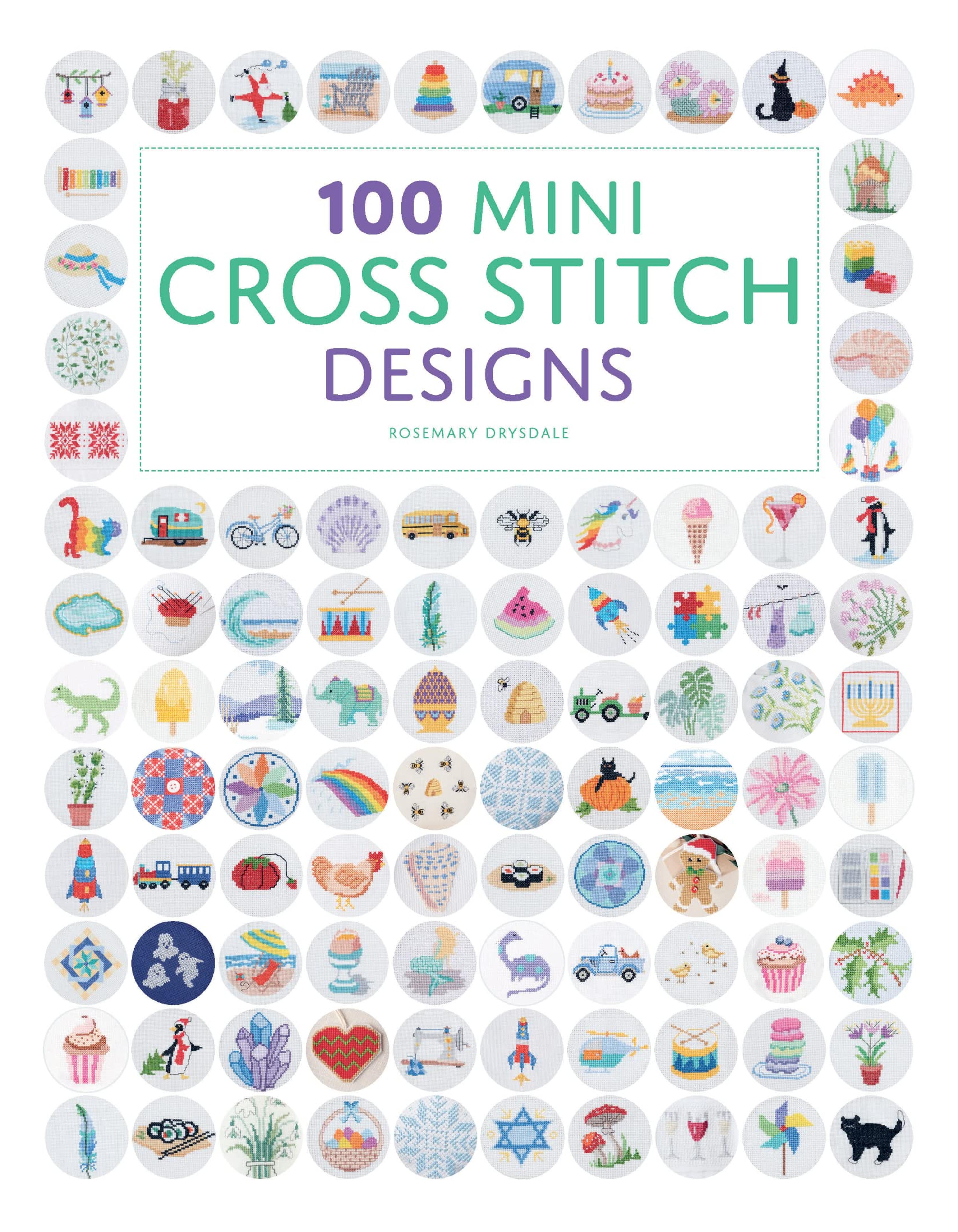 100 Mini Cross Stitch Designs by Drysdale, Rosemary