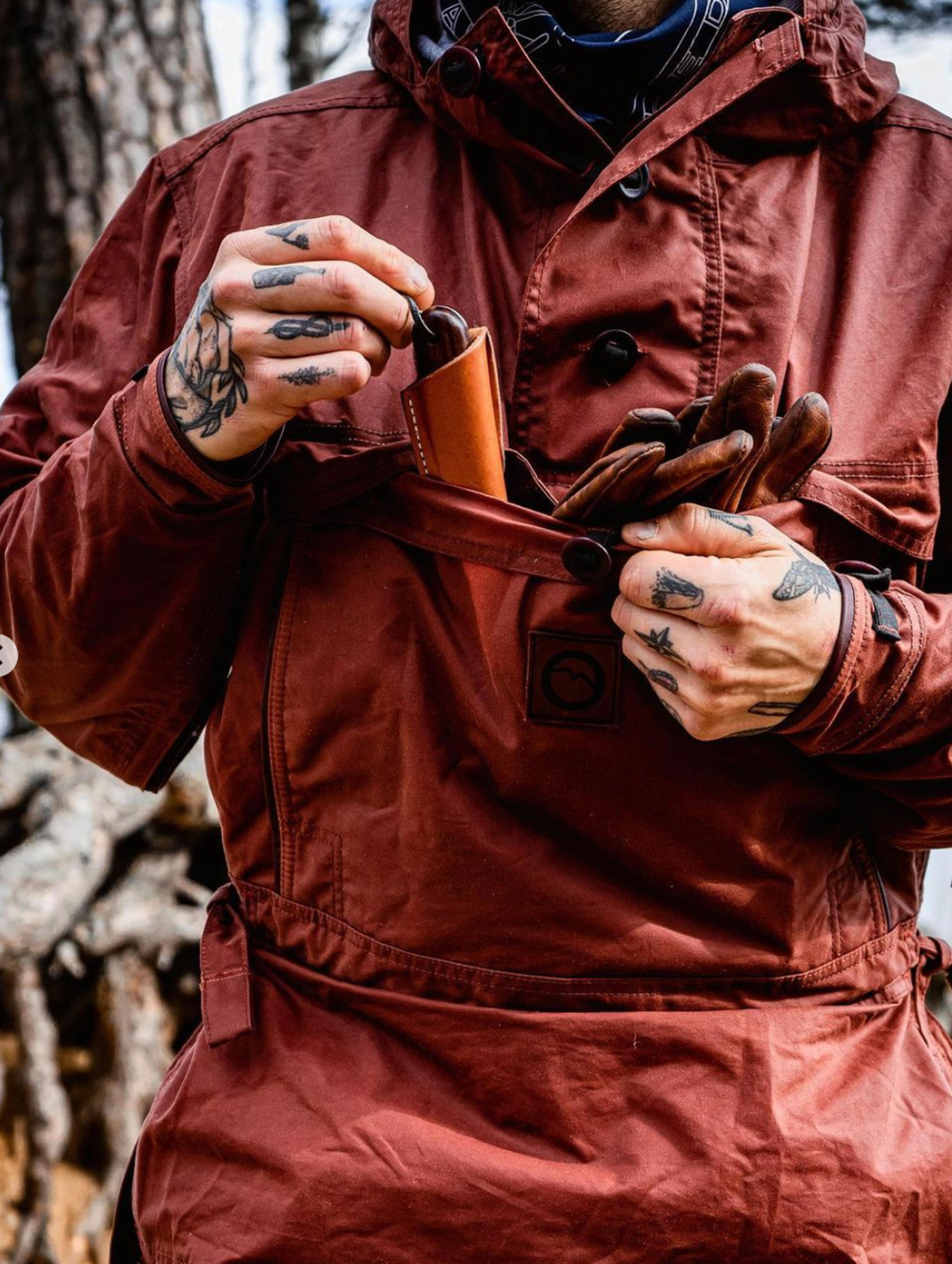 waxed canvas anorak — Peak Oil Company