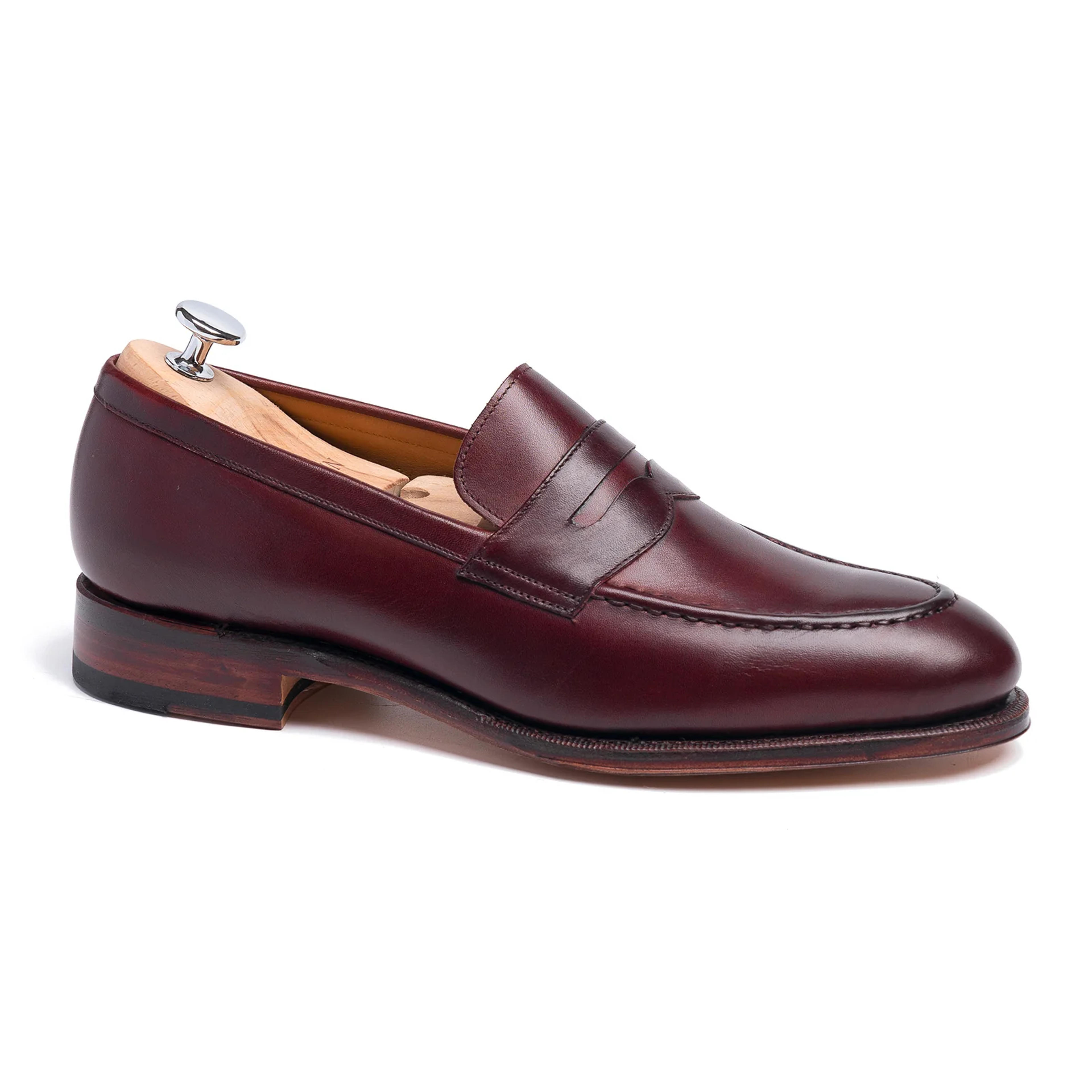 101484 - BURGUNDY CALF - E – Meermin Shoes