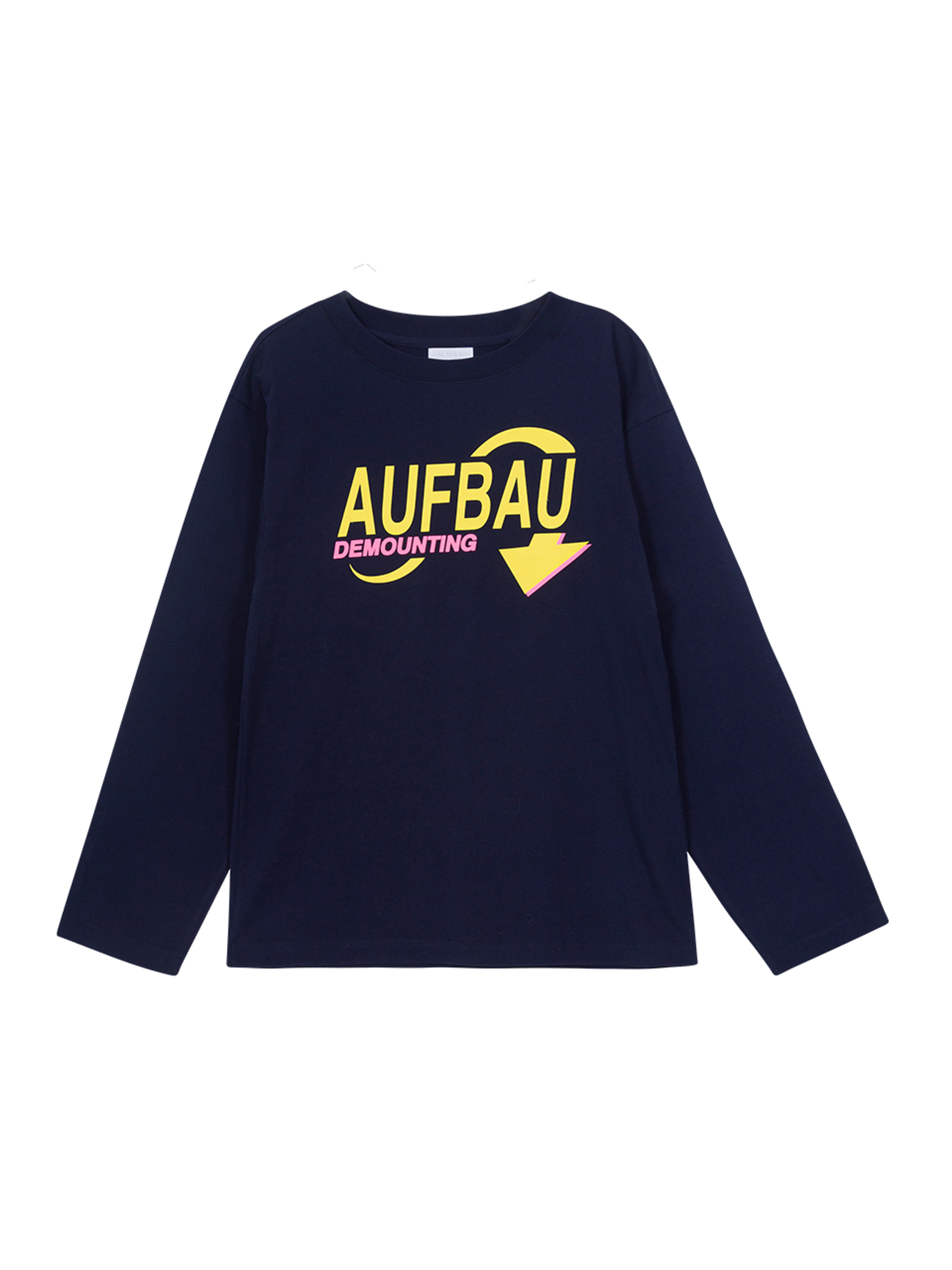 AUFBAU LONG SLEEVE_NAVY - 주느세콰 앙상블