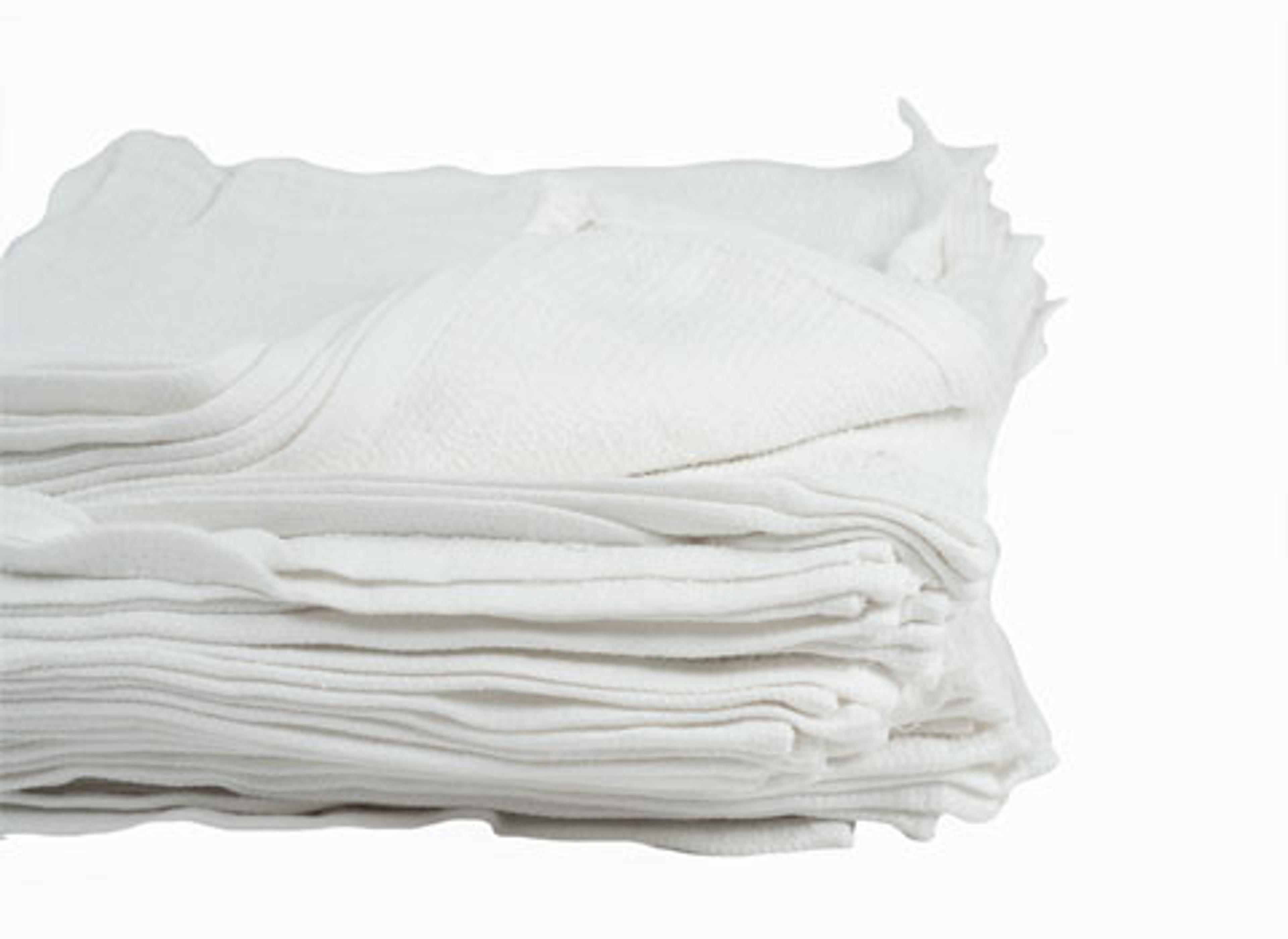 Cotton Terry Cloth Towels - 12" x 12" - Buy in Bulk and Save