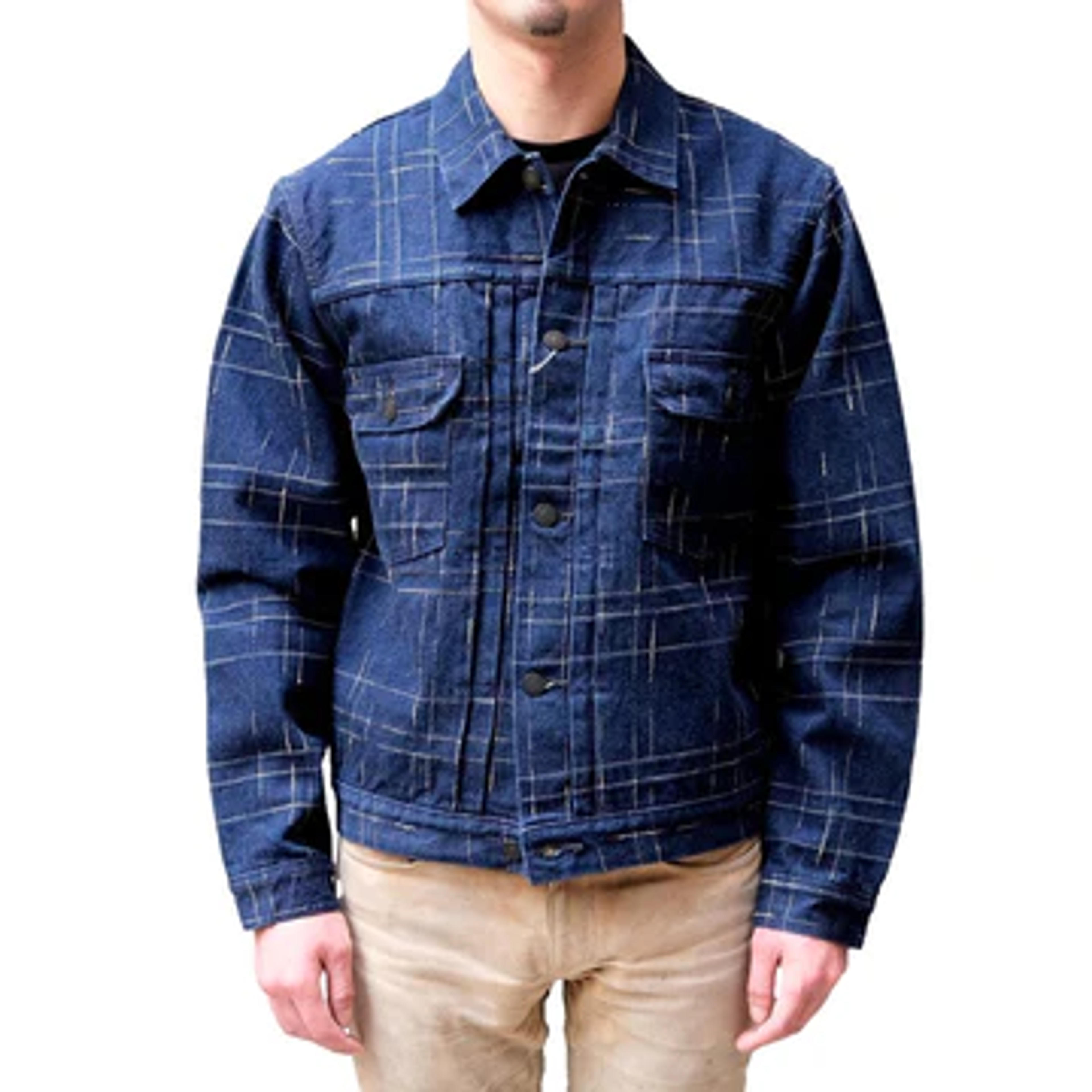 [Pre-Order] Studio D'Artisan "Midare Kasuri" Selvedge Jacket - Okayama Denim