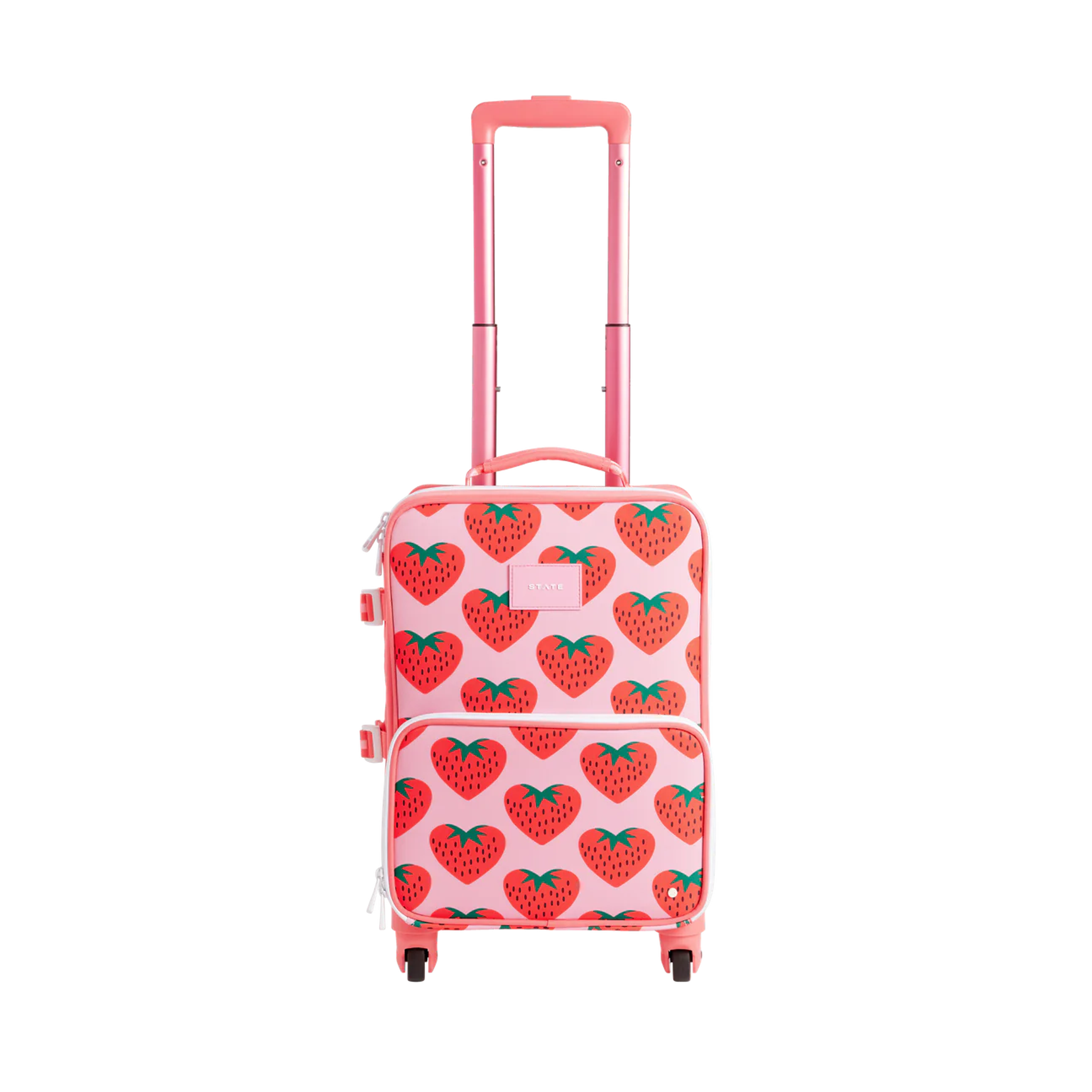 STATE Bags | Mini Logan Suitcase Polyester Canvas Strawberries