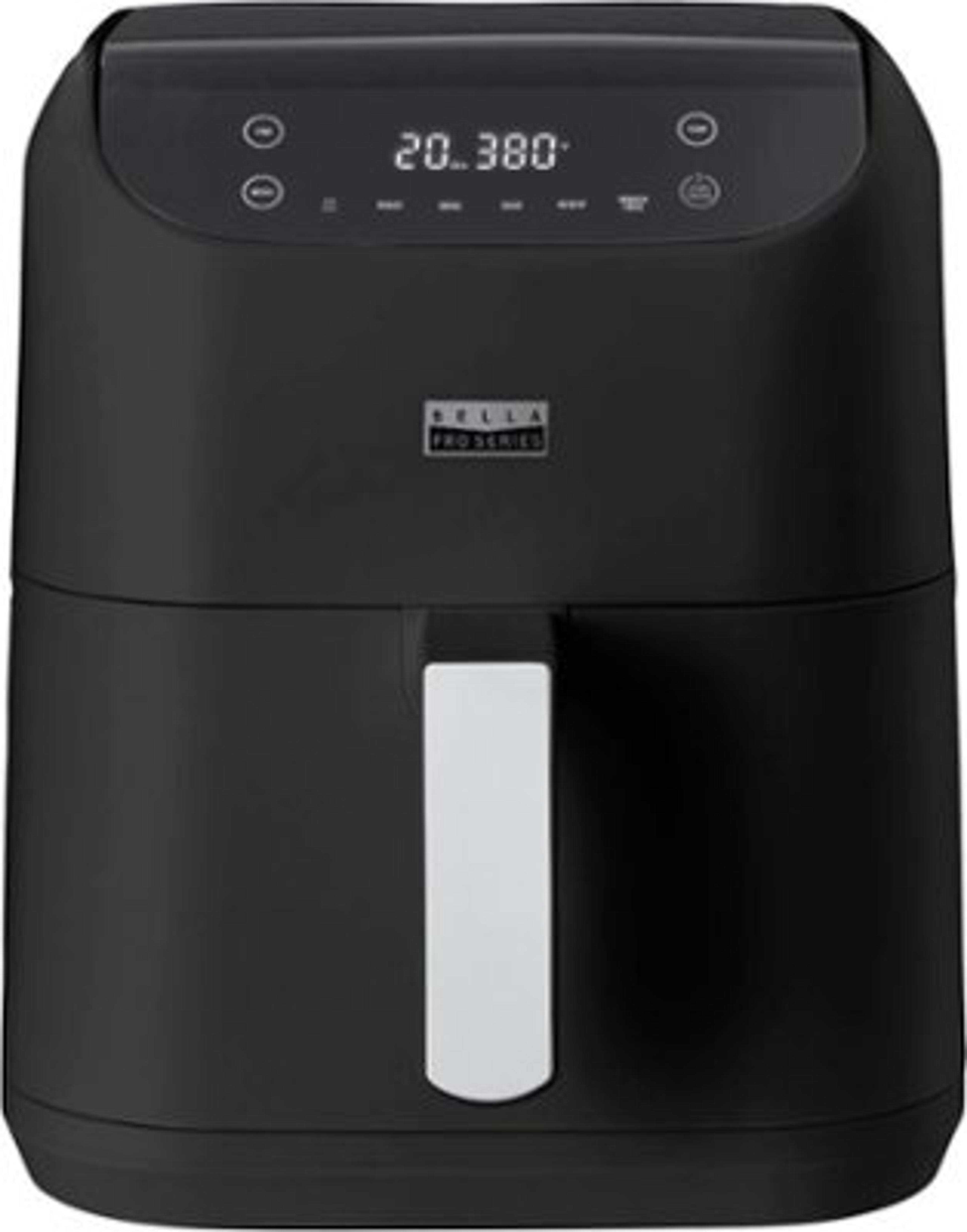 Bella Pro Series 6-qt. Digital Air Fryer Black 90165 - Best Buy