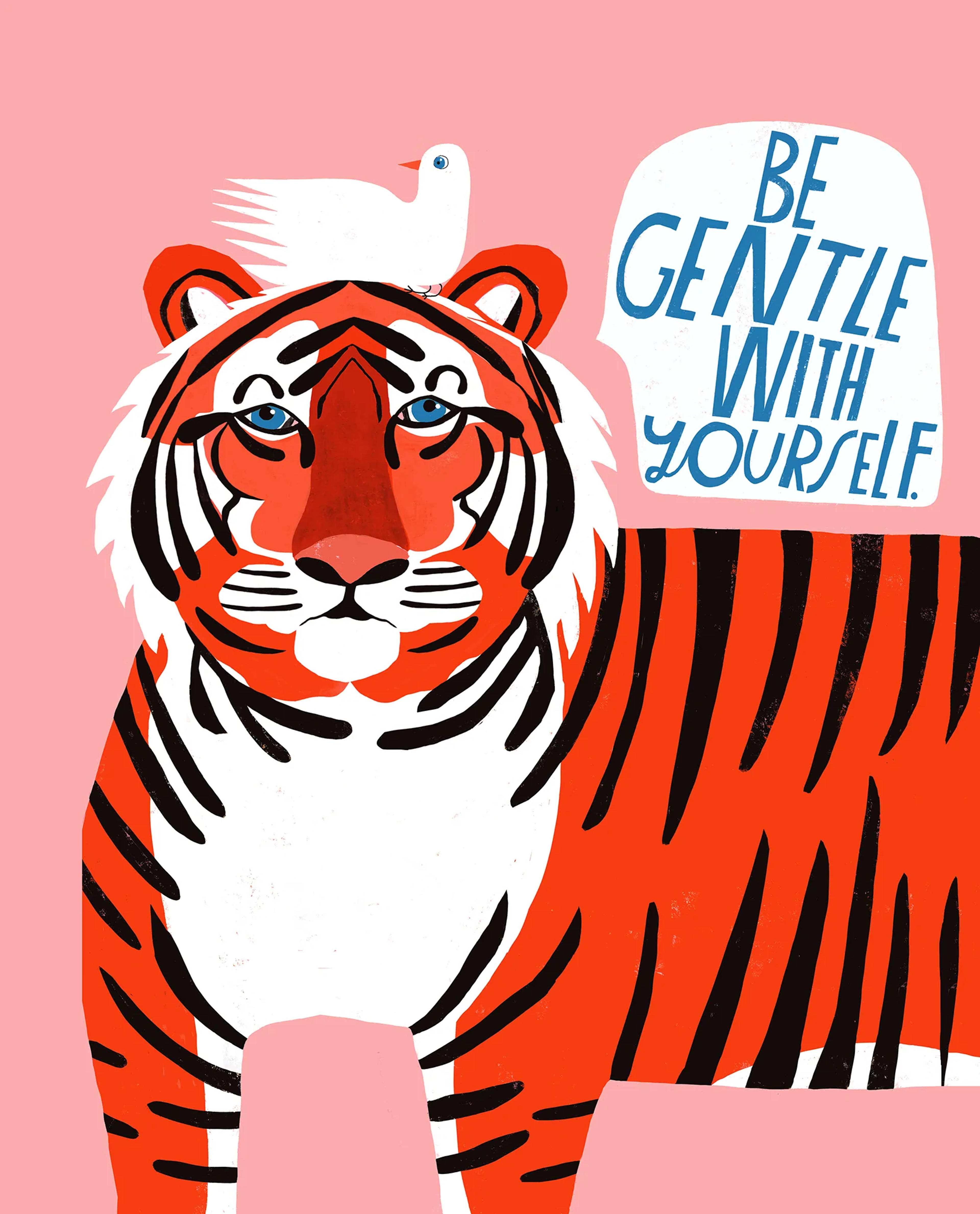 Be Gentle With Yourself - Art Print - 8.5" x 11"