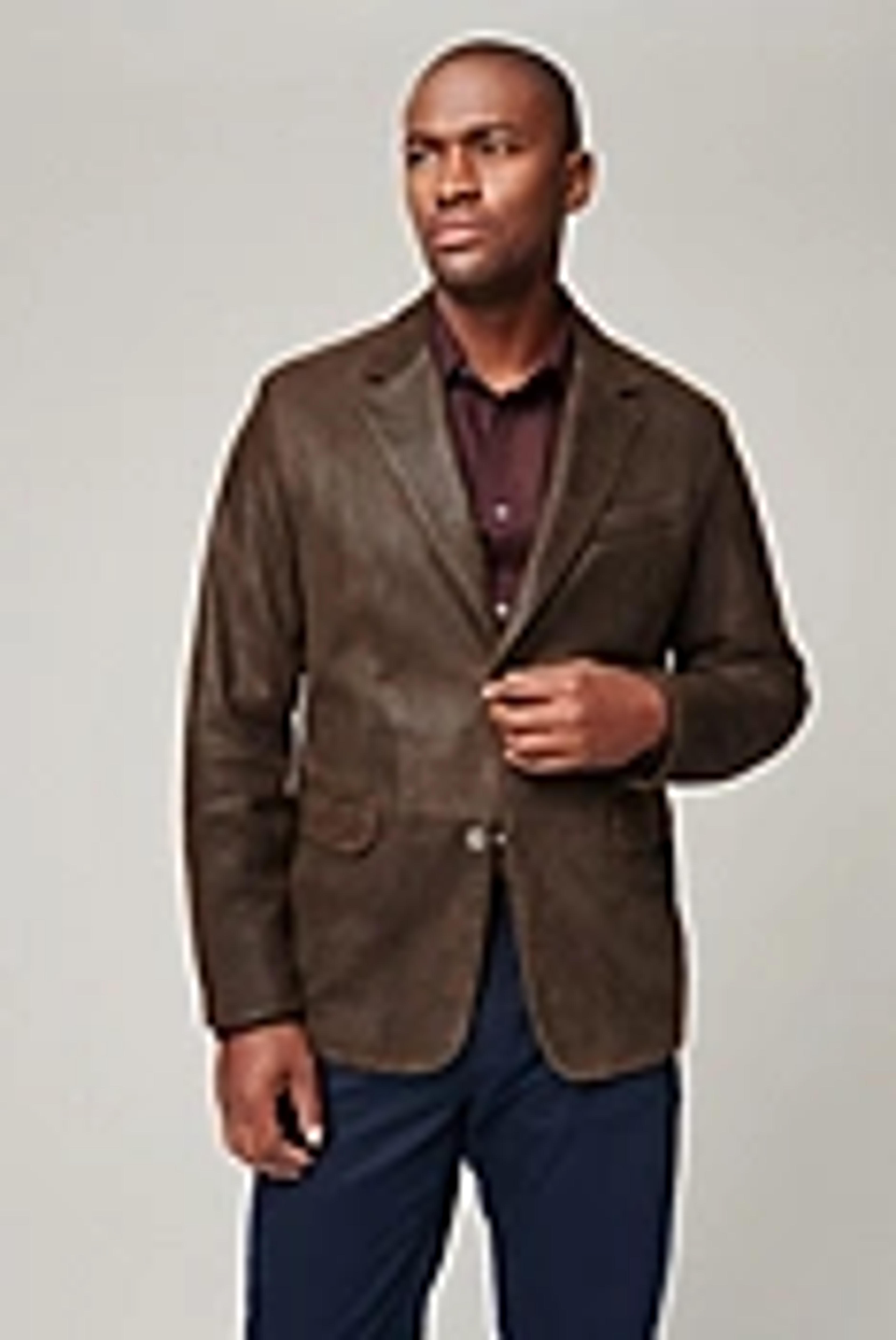 Carlisle Distressed English Lambskin Leather Blazer | Overland