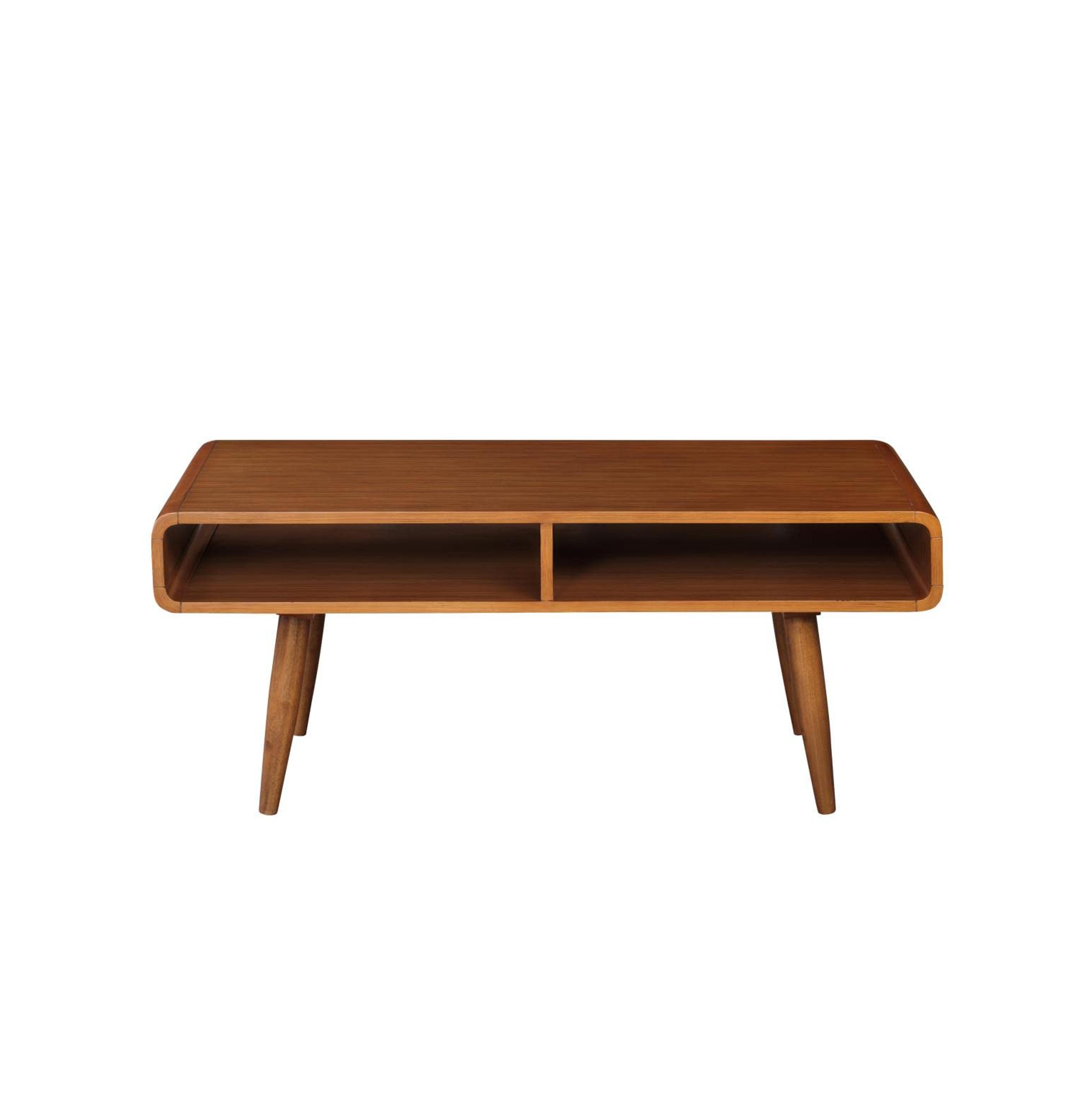 Boraam Zebra Series Halmstad Coffee Table, Rich Walnut