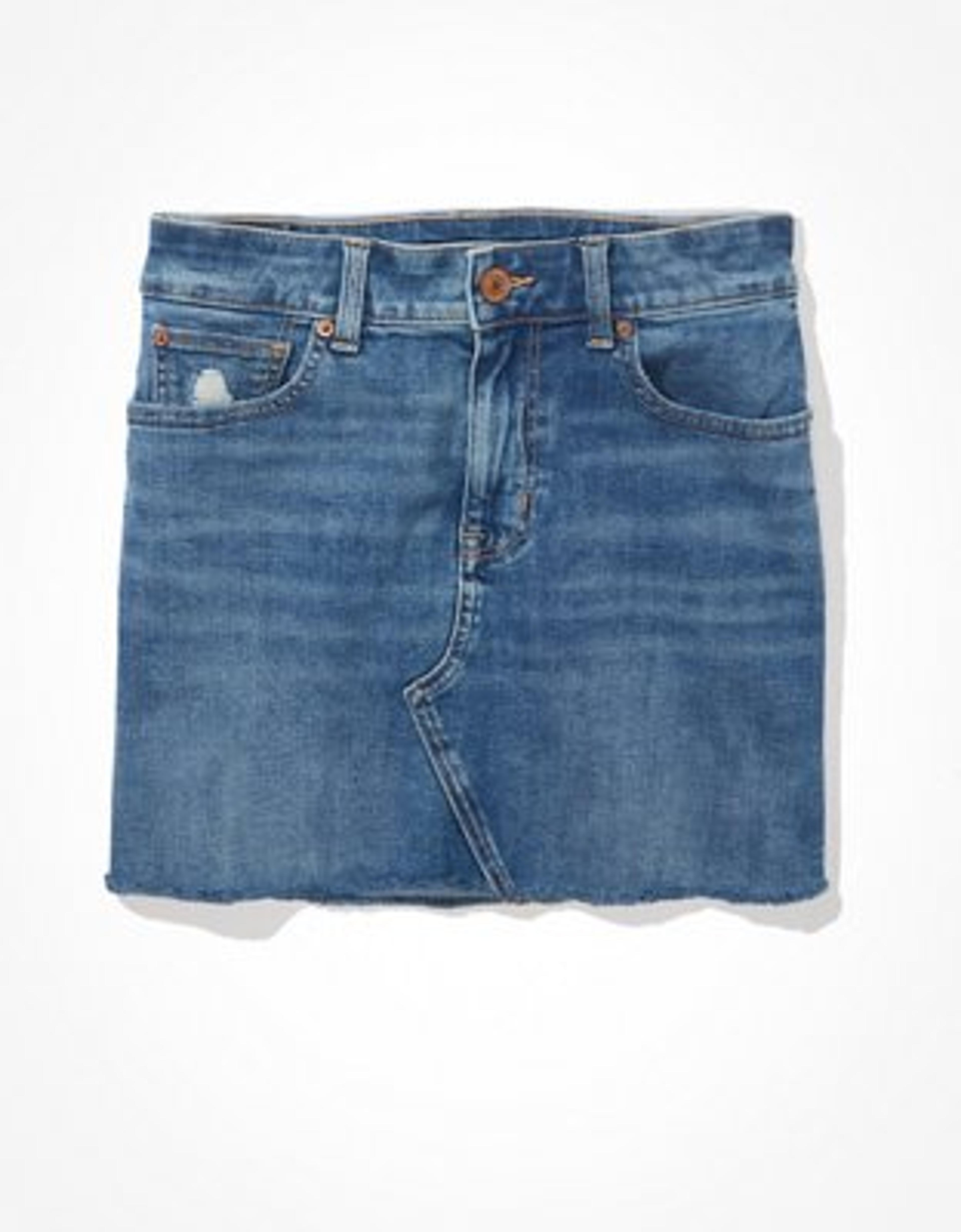 AE Ne(x)t Level Stretch Denim Mini Skirt