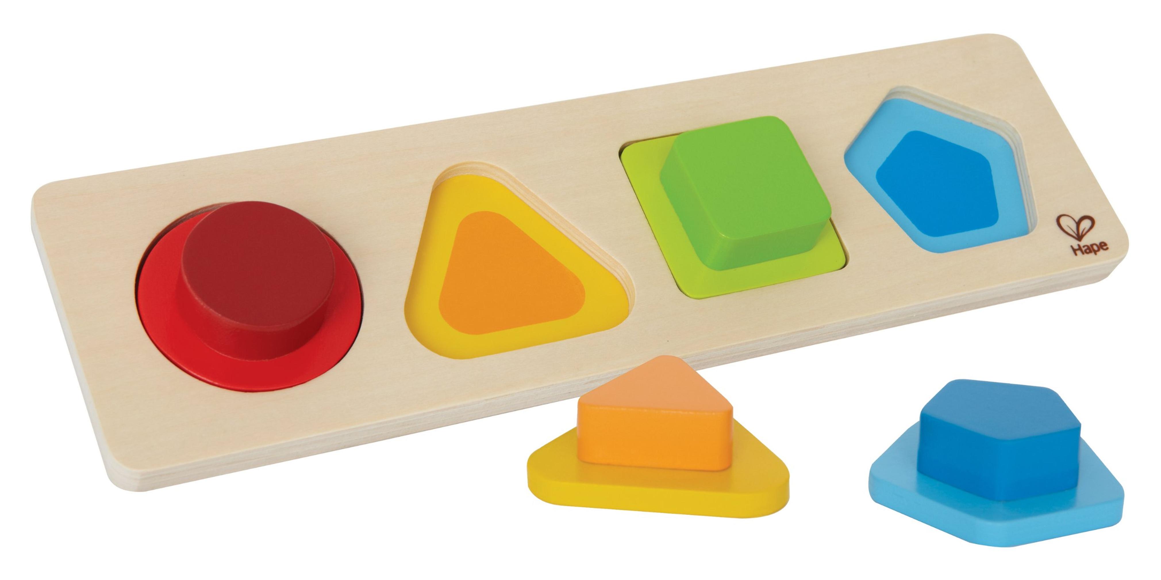 Hape - Early Explorer - First Shapes Wooden Puzzle