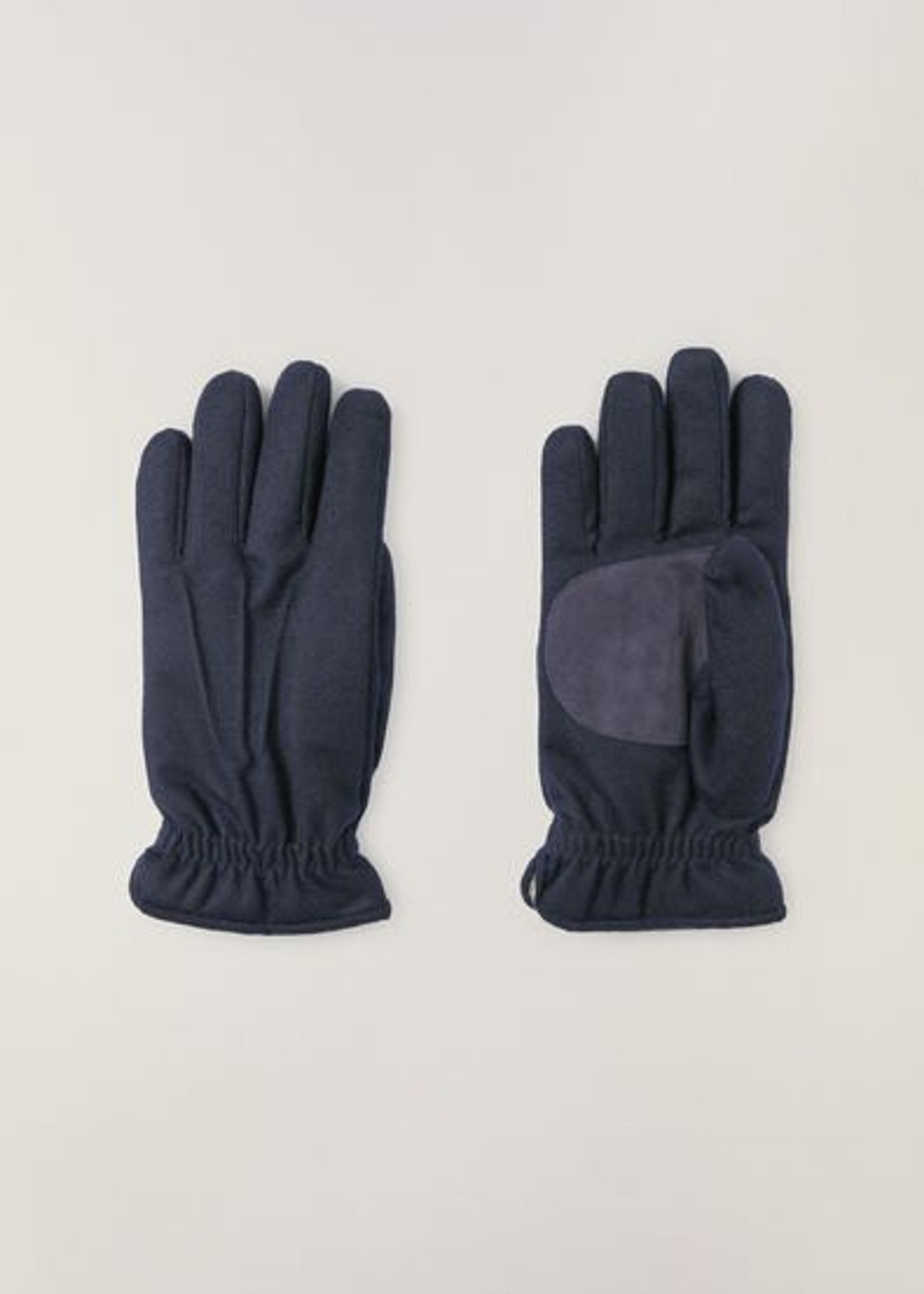 Ashford Gloves in Cashmere - Storm System® Navy Blue | Loro Piana