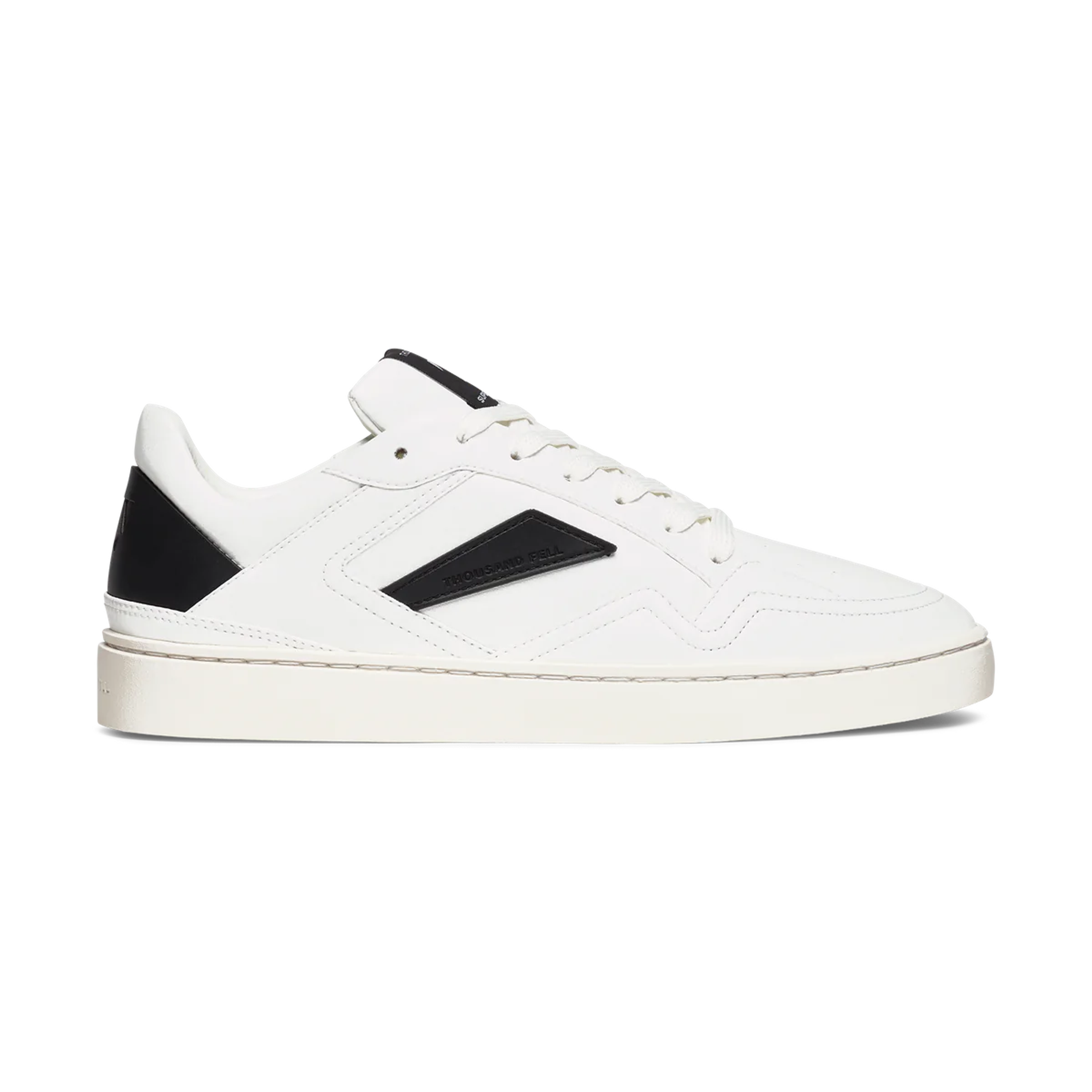 Men's Court in White/Black | Sustainable & Vegan - Thousand Fell