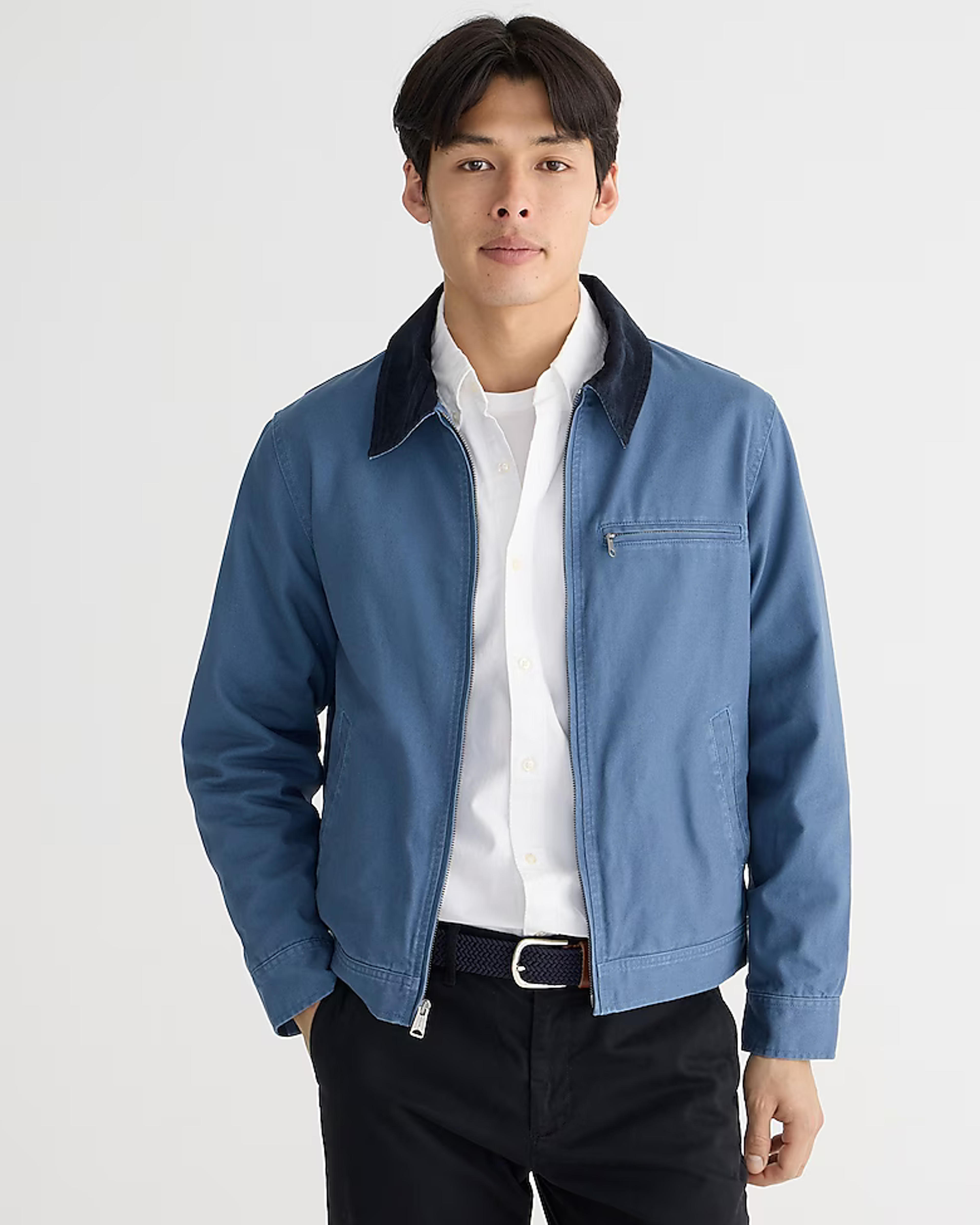 J.Crew: Wallace & Barnes Lightweight Canvas Work Jacket For Men