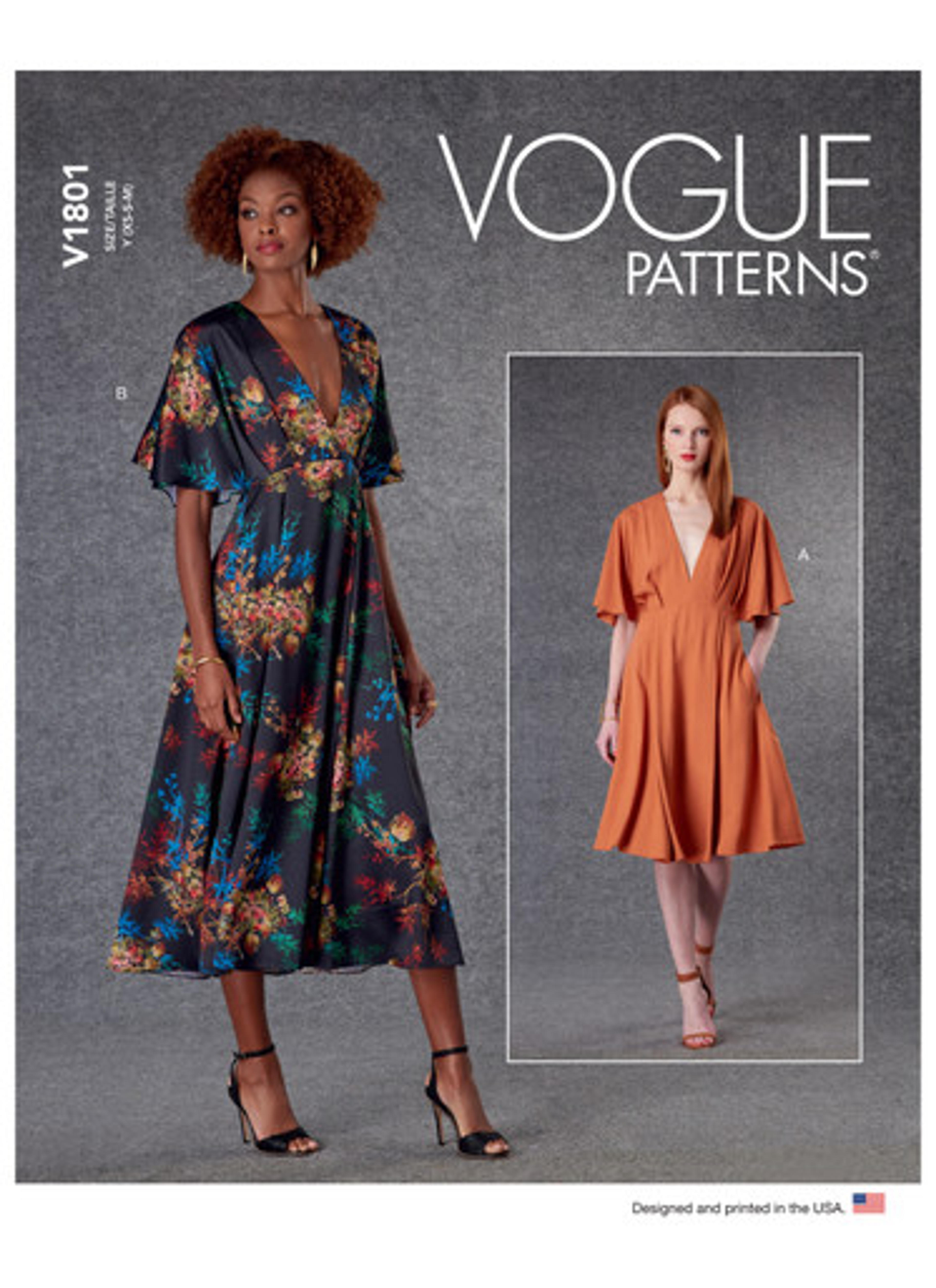 V1801 | Misses' Dresses | Vogue Patterns