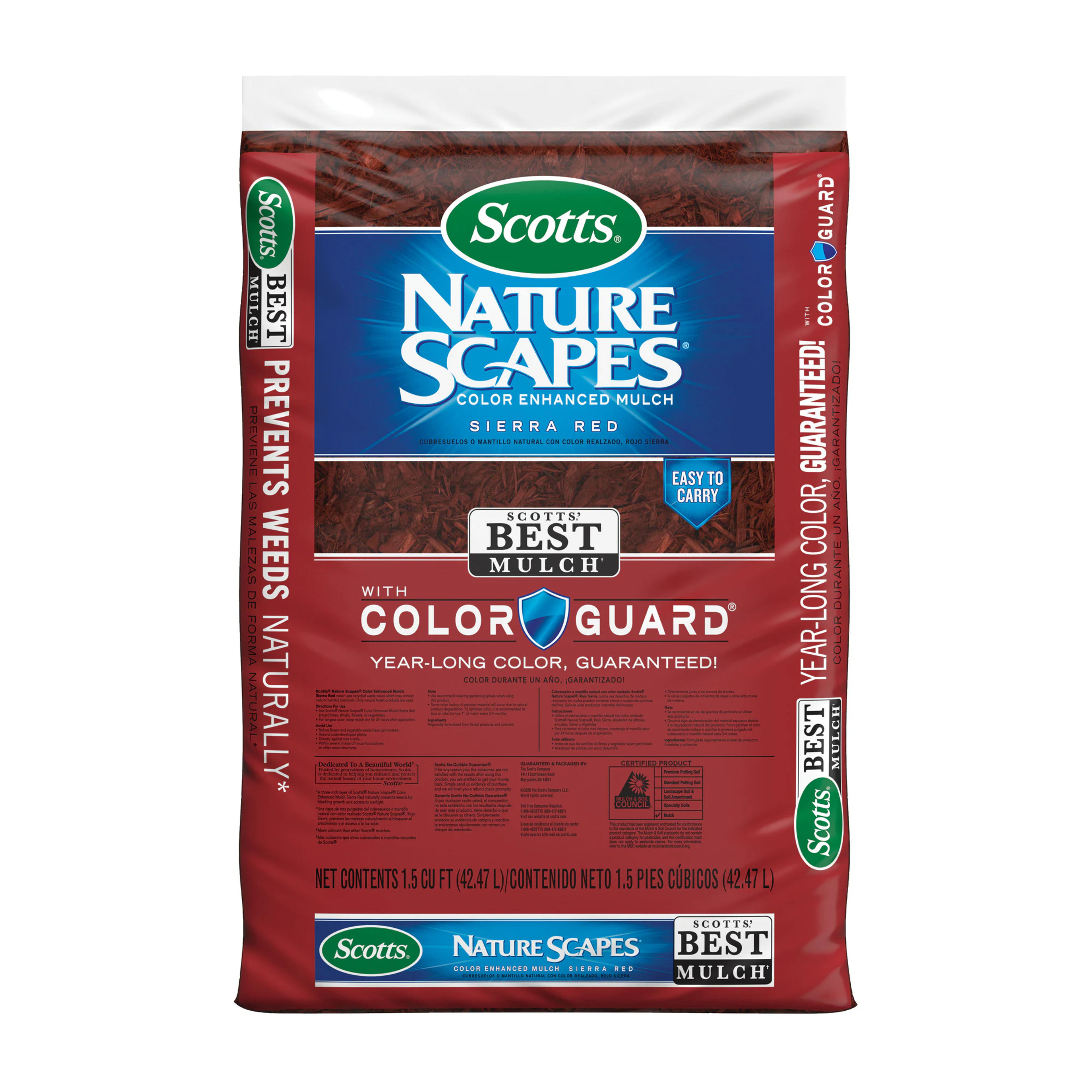 Nature Scapes Color Enhanced 1.5-cu ft Sierra Red Blend Mulch